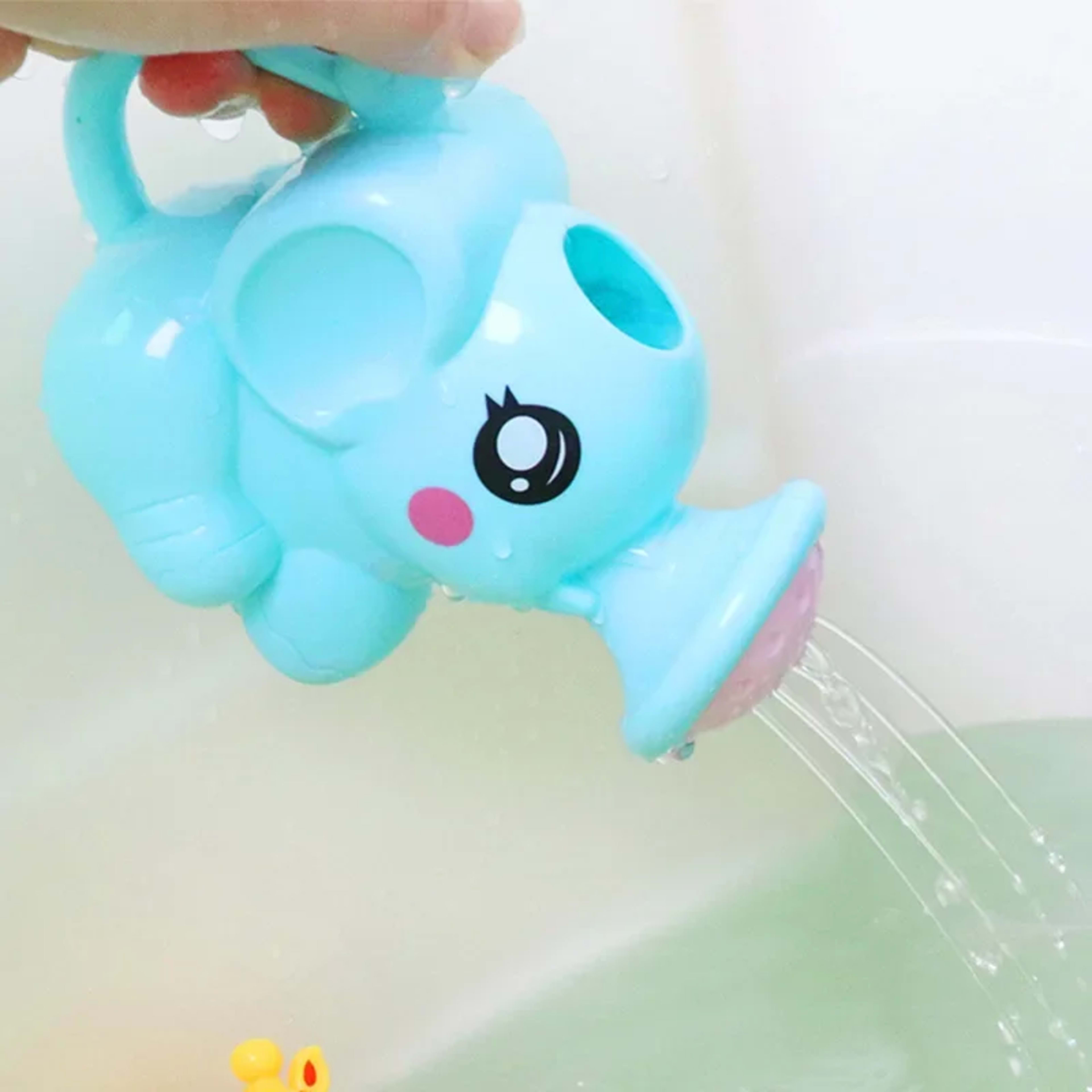 Baby Bath Toy, Bathing Cute  Elephant Shower Swimming Water Spraying Clouds Shower Bath Toy For Kids Water Playing Toy 1