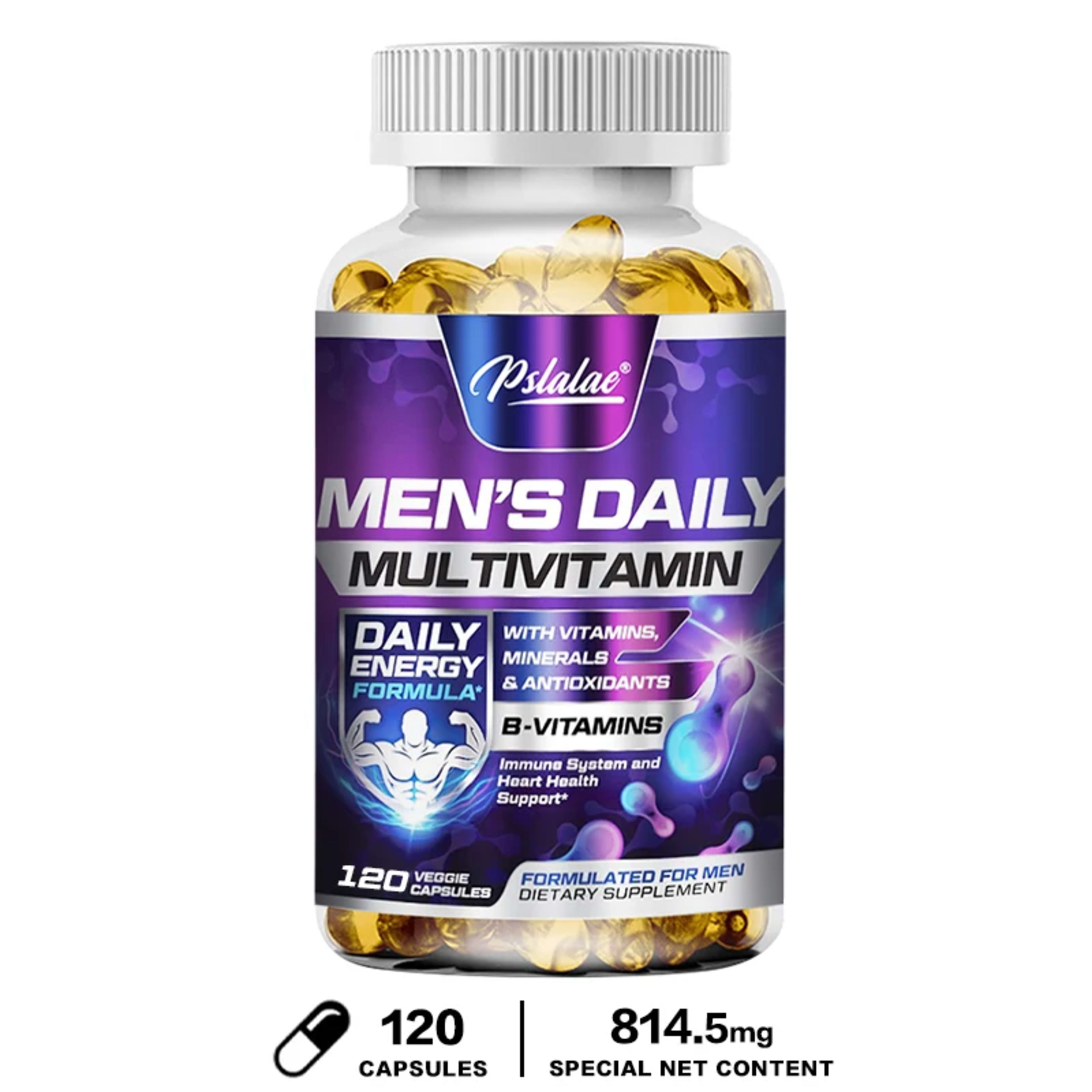 Men's Multivitamin Supplement - Provides Energy and Endurance Supports Heart, Brain Health and Vitality 9