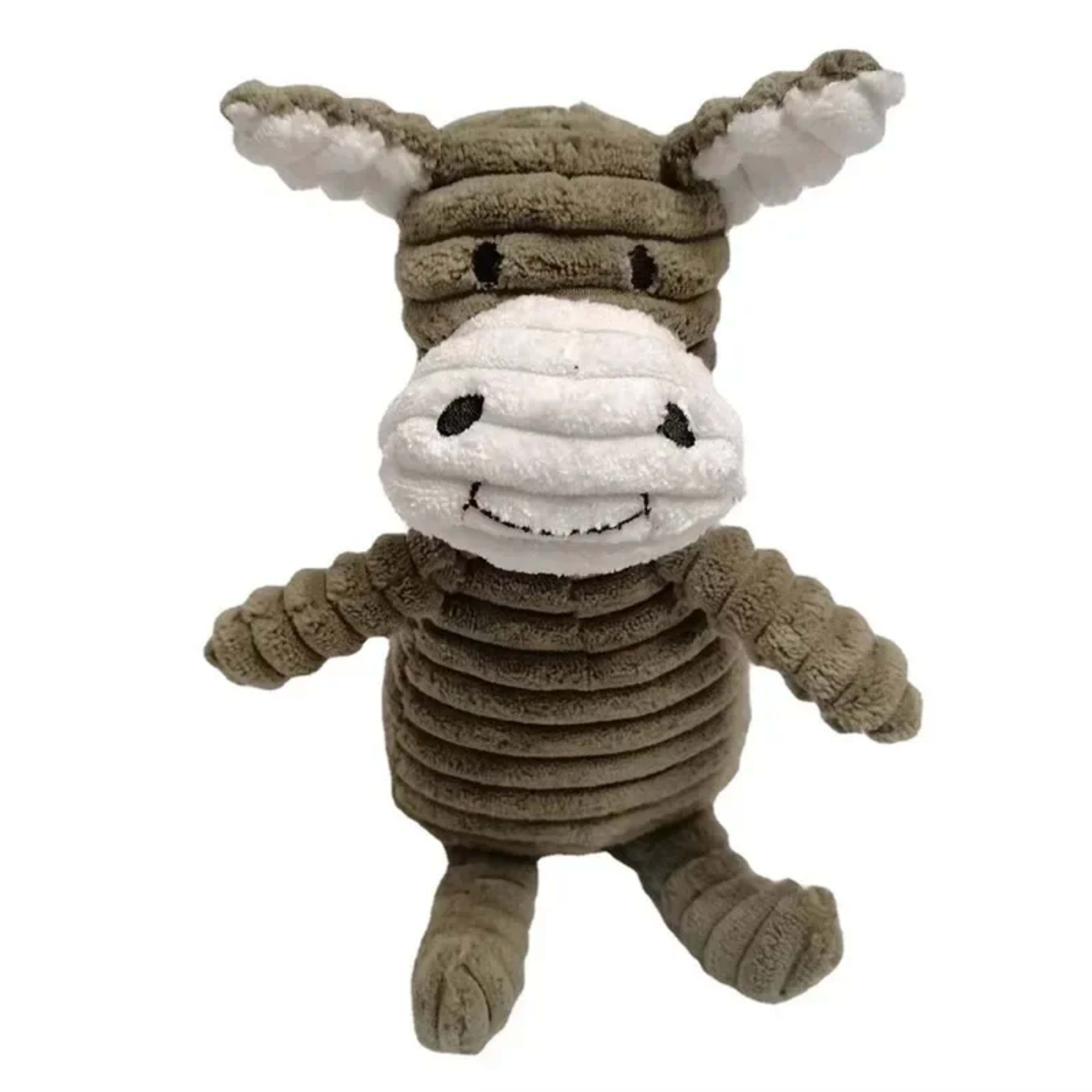 Plush Dog Toy Animals Shape Bite Resistant Squeaky Toys Corduroy Dog Toys for Small Large Dogs Puppy Pets Training Acces