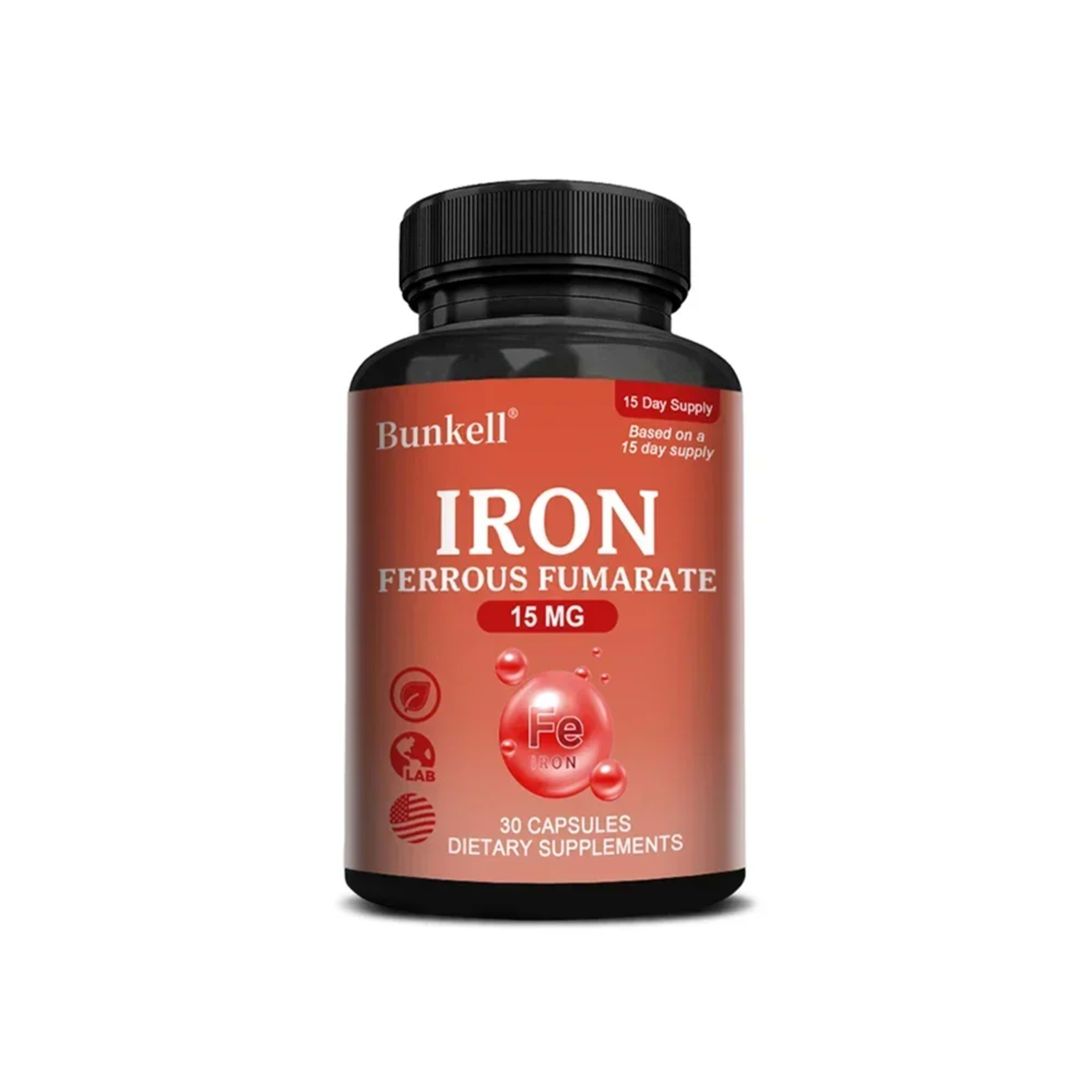 Iron Supplement - Boost Energy, Improve Concentration, Enhance Immune Function, Reduce Fatigue, Help Hemoglobin Balance,