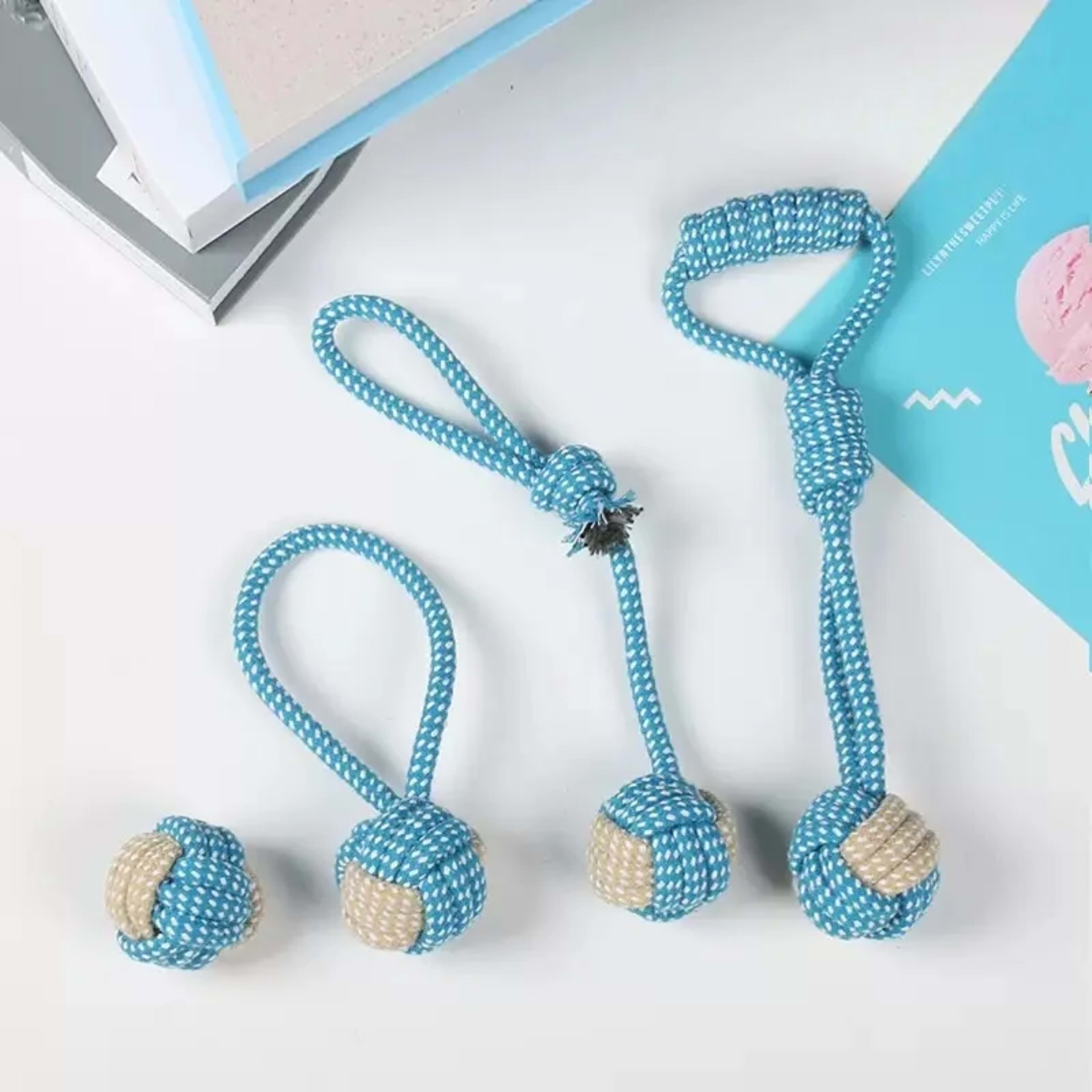 Pet Dog Toys for Large Small Dogs Toy Interactive Cotton Rope Mini Dog Toys Ball for Dogs Accessories Toothbrush Chew Pu 5