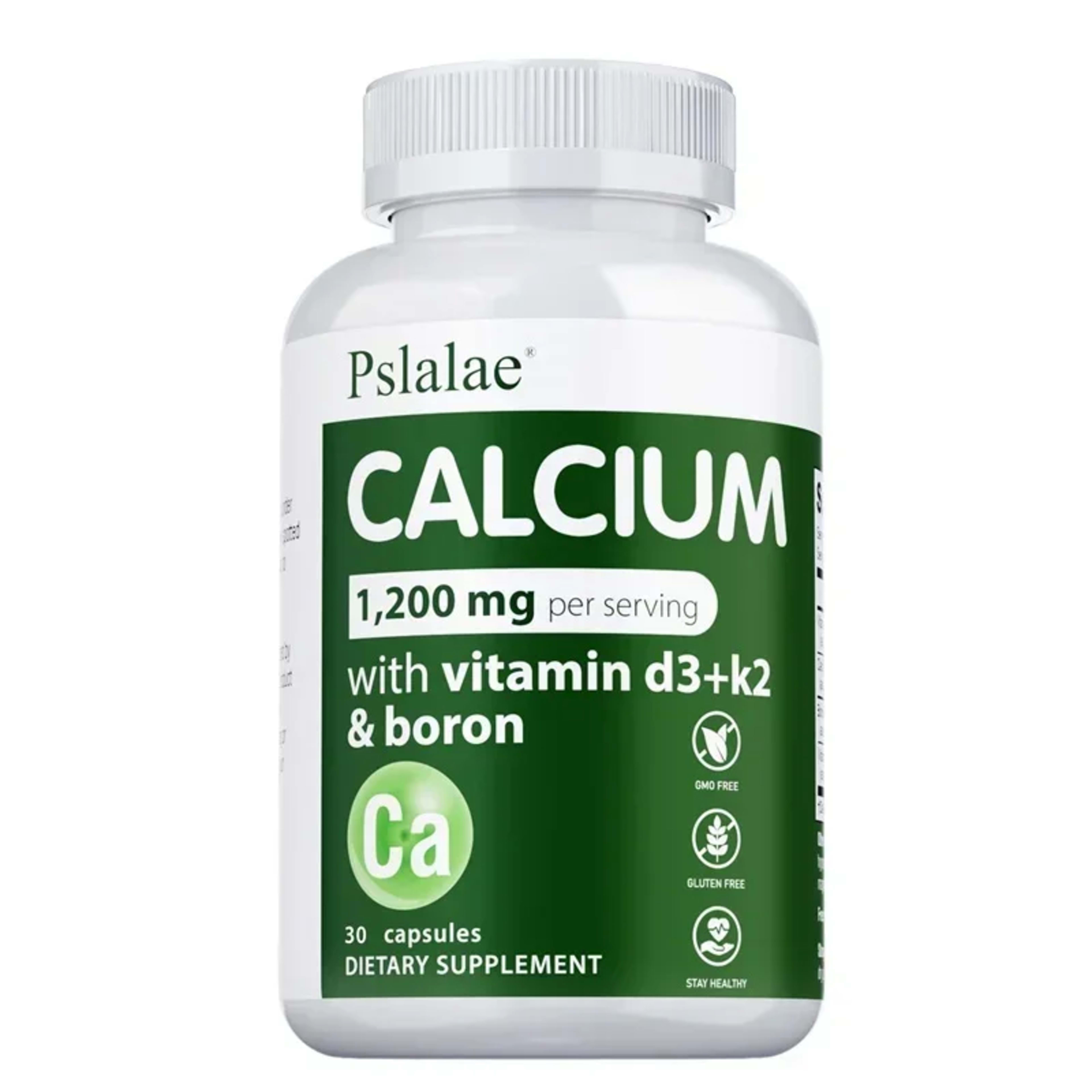 Calcium Supplement - Promotes Calcium Absorption, Boosts Energy, Strong Bones, Supports Heart & Muscle Health, Non-GMO 9