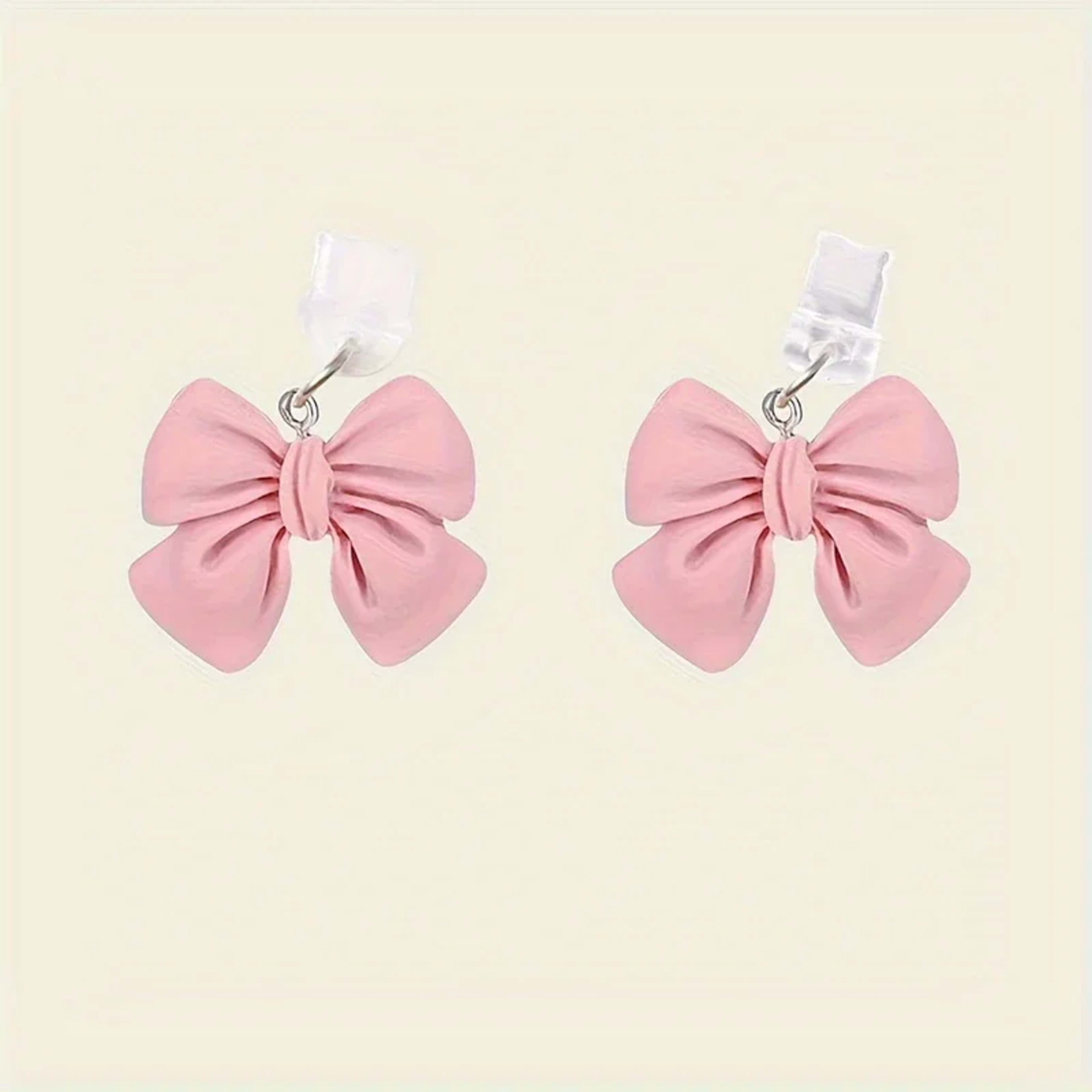 1pcs Cute Pink Bow Phone Dust Plug Accessories Decoration Hanging Pendant for IPhone for Samsung Type-C Charging Port 3