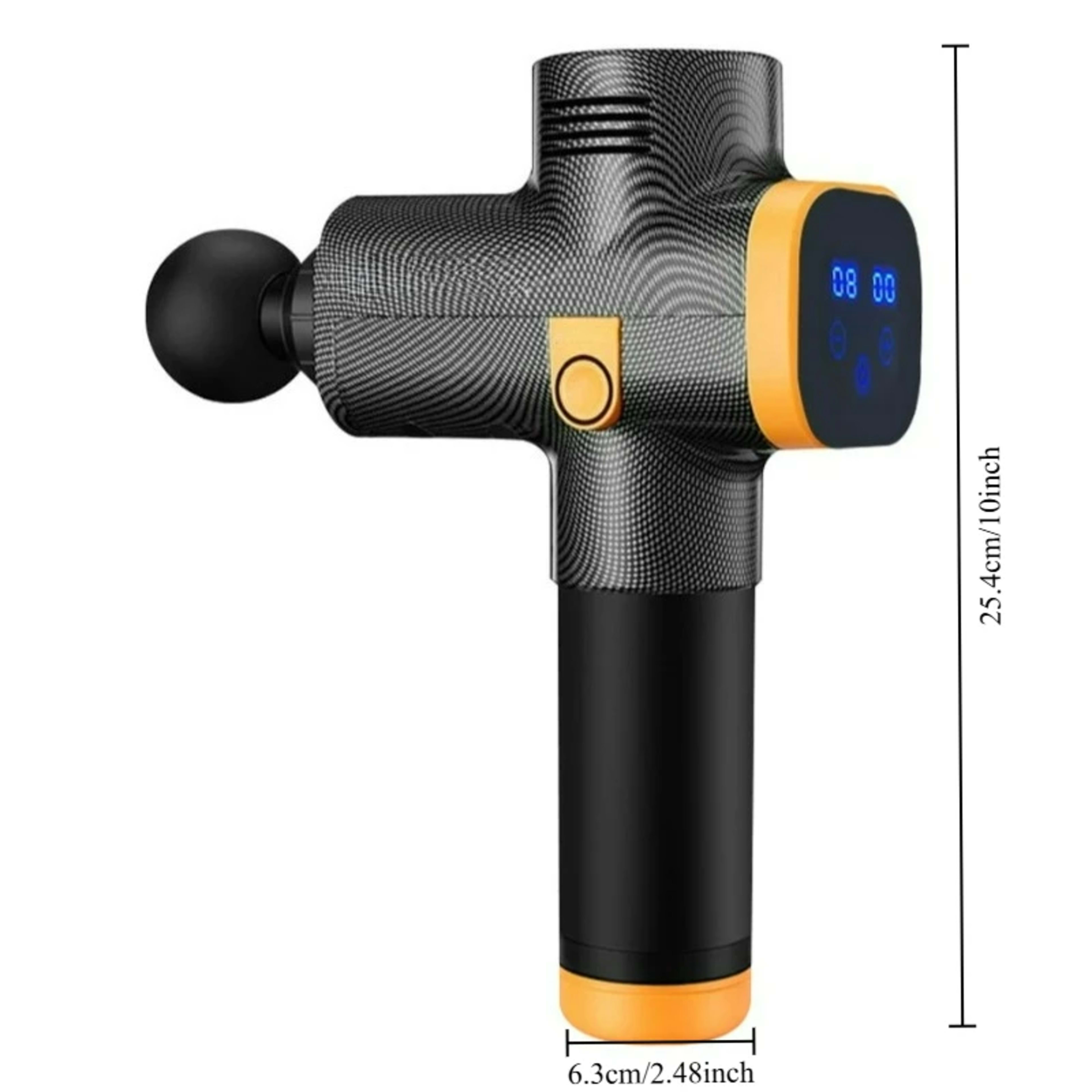 Massage Gun Muscle Relaxation Deep Tissue Massager Dynamic Vibrator Back Portable Handheld Display Fascia Gun Massage 6
