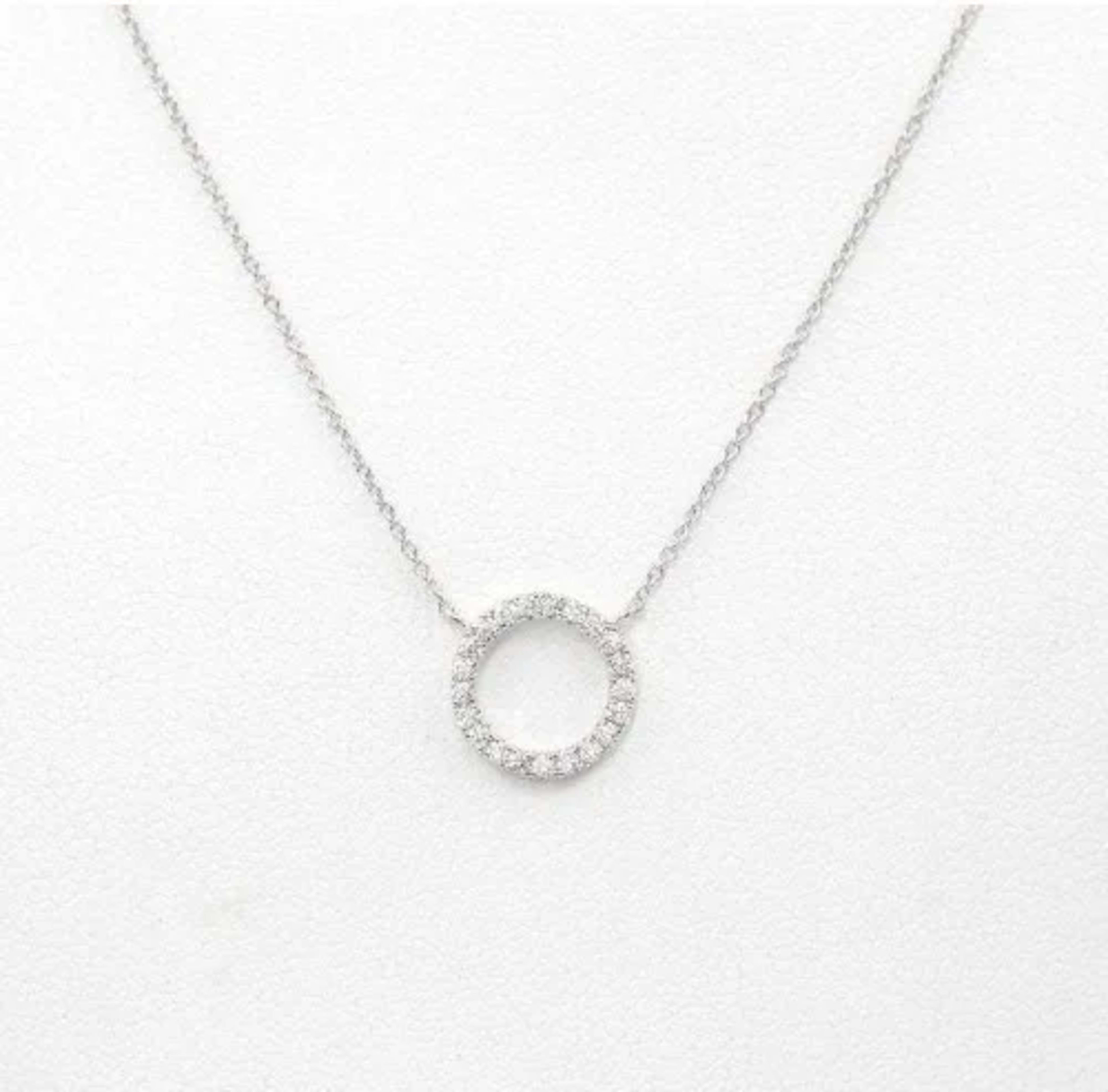 Fashion Trend Elegant Jewelry Simple Crystal Circle Pendant Necklace Golden Color Unquie Women Necklace Party Gift Whole 11