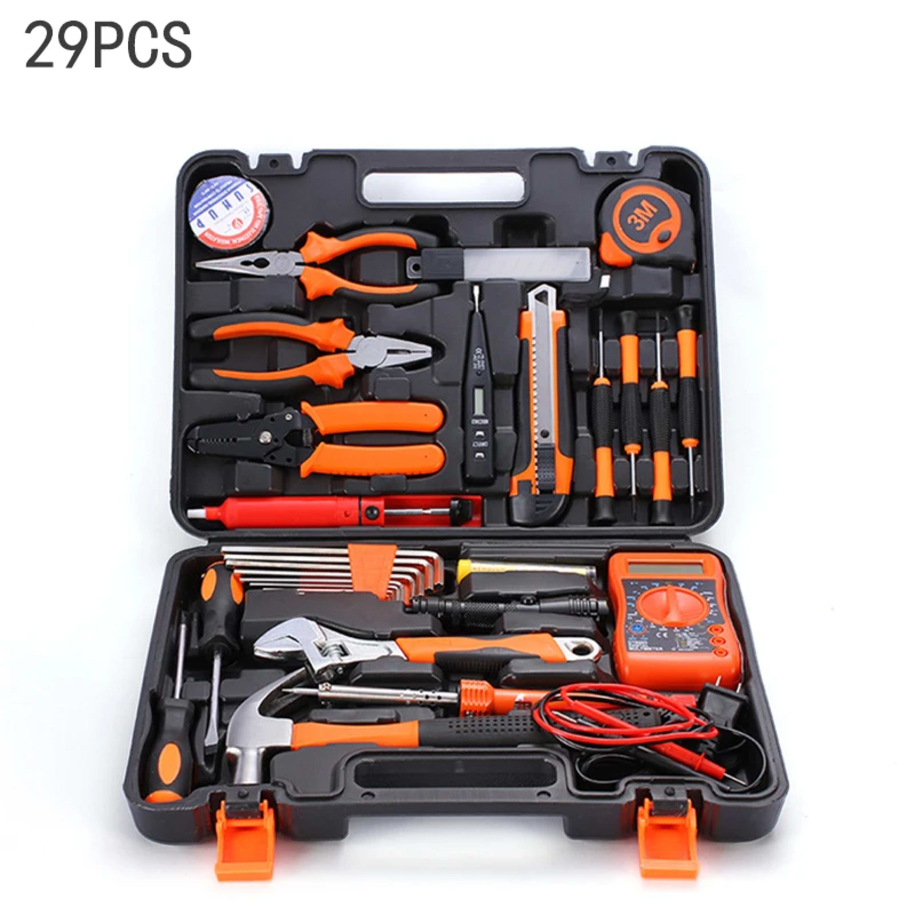 Household DIY Hardware Tools Set Toolbox Electrician Carpenter Multi Functional Portable Manual Repair Tool Combination  17