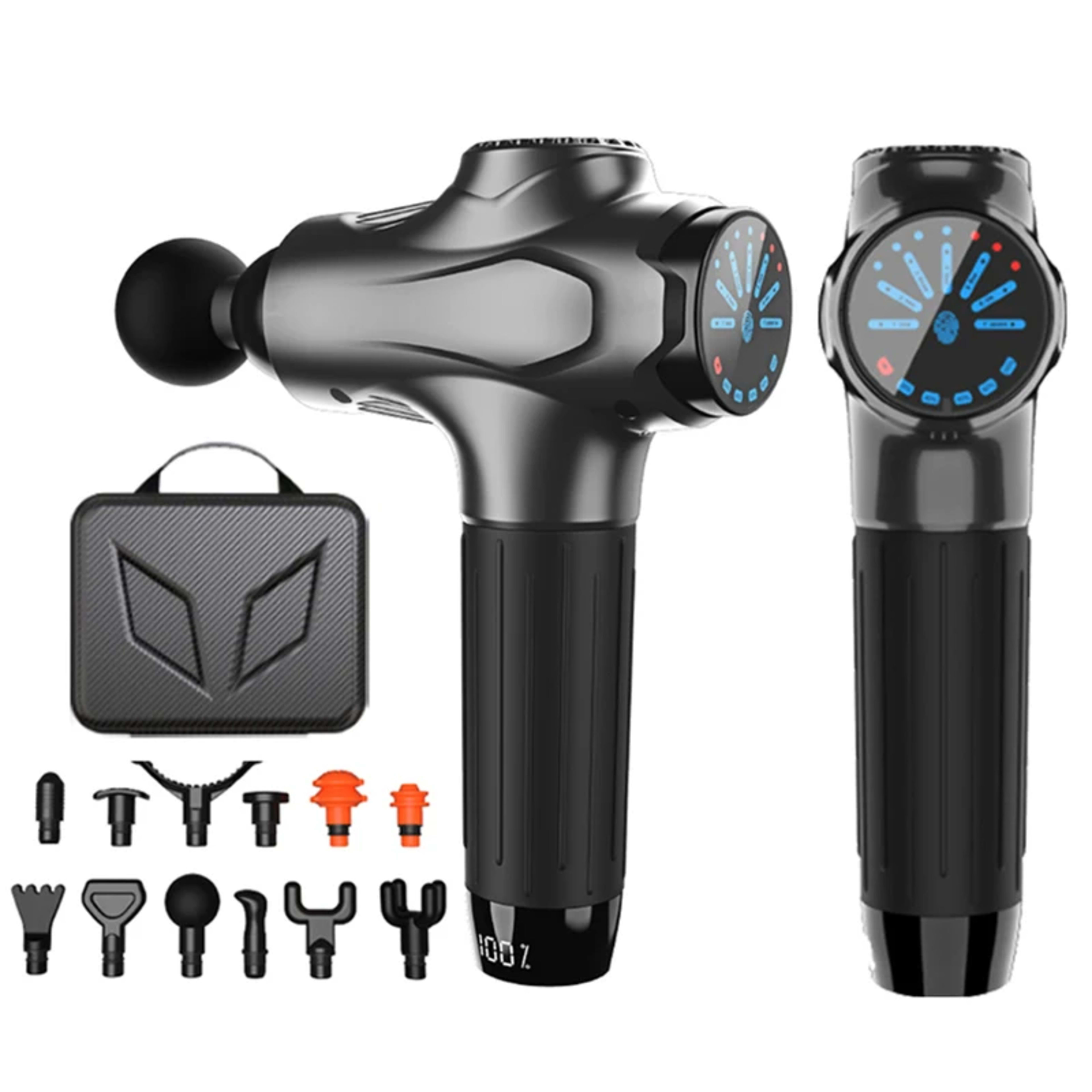 Professional Massage Guns12 Heads Smart Massage Gun For Body Neck Back Electric Handheld Fascia Gun Muscle Relaxation Ma 1
