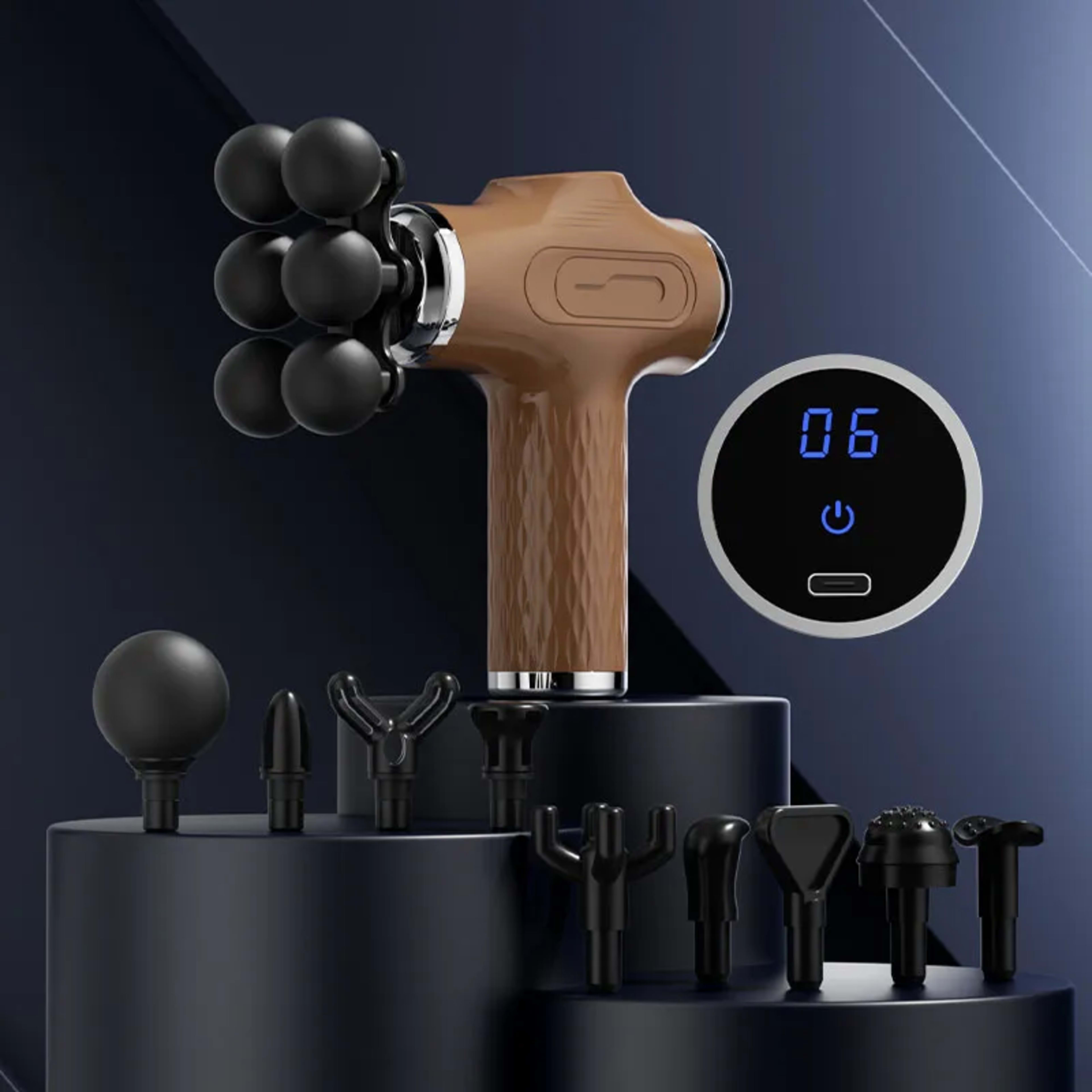 10 head massage gun muscle relaxation electric vibration fascia gun for relaxing the body and massaging handheld massage
