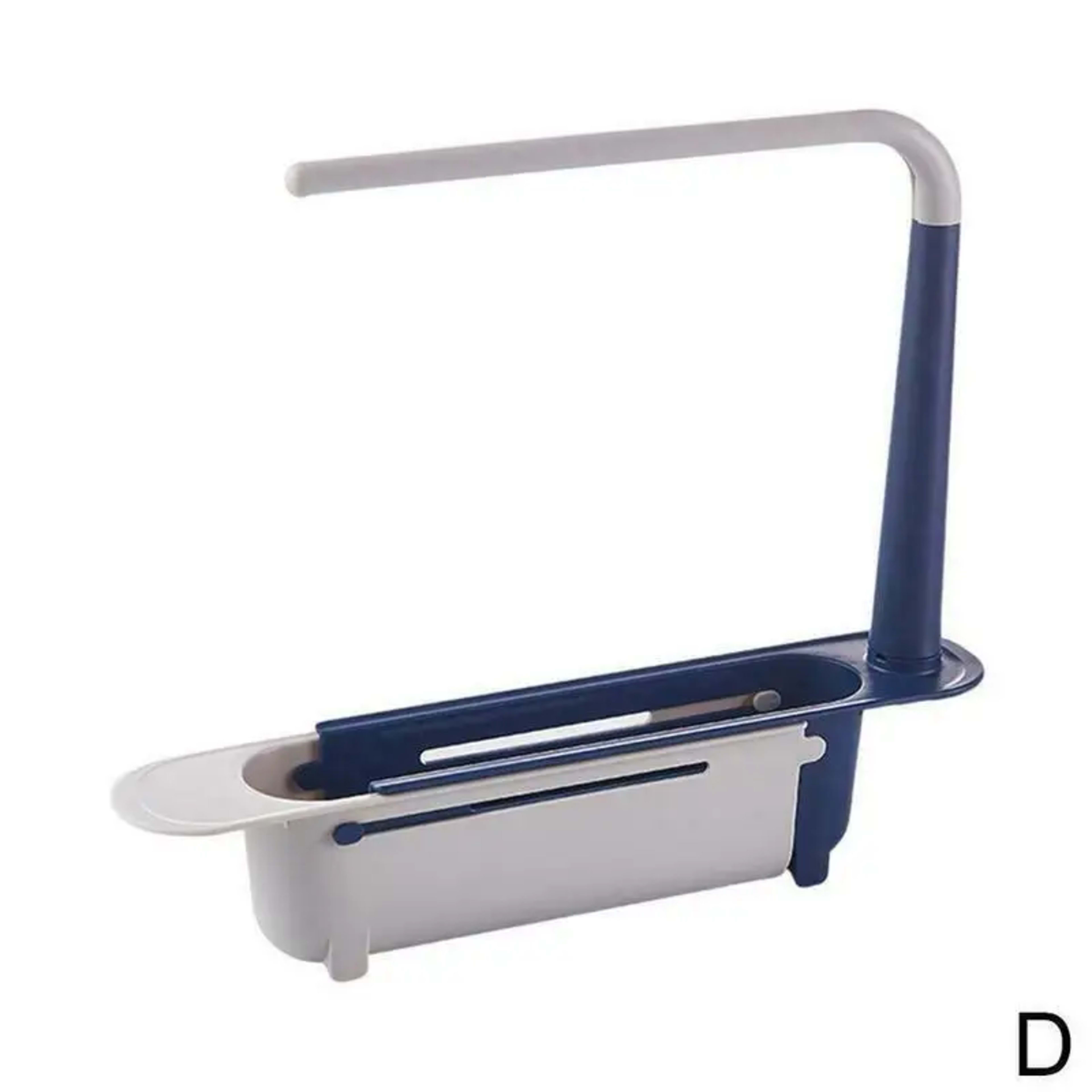 Kitchen Sink Drain Rack Telescopic Sink Shelf Sinks Organizer Soap Sponge Holder Storage Basket Kitchen Gadgets Accessor 8