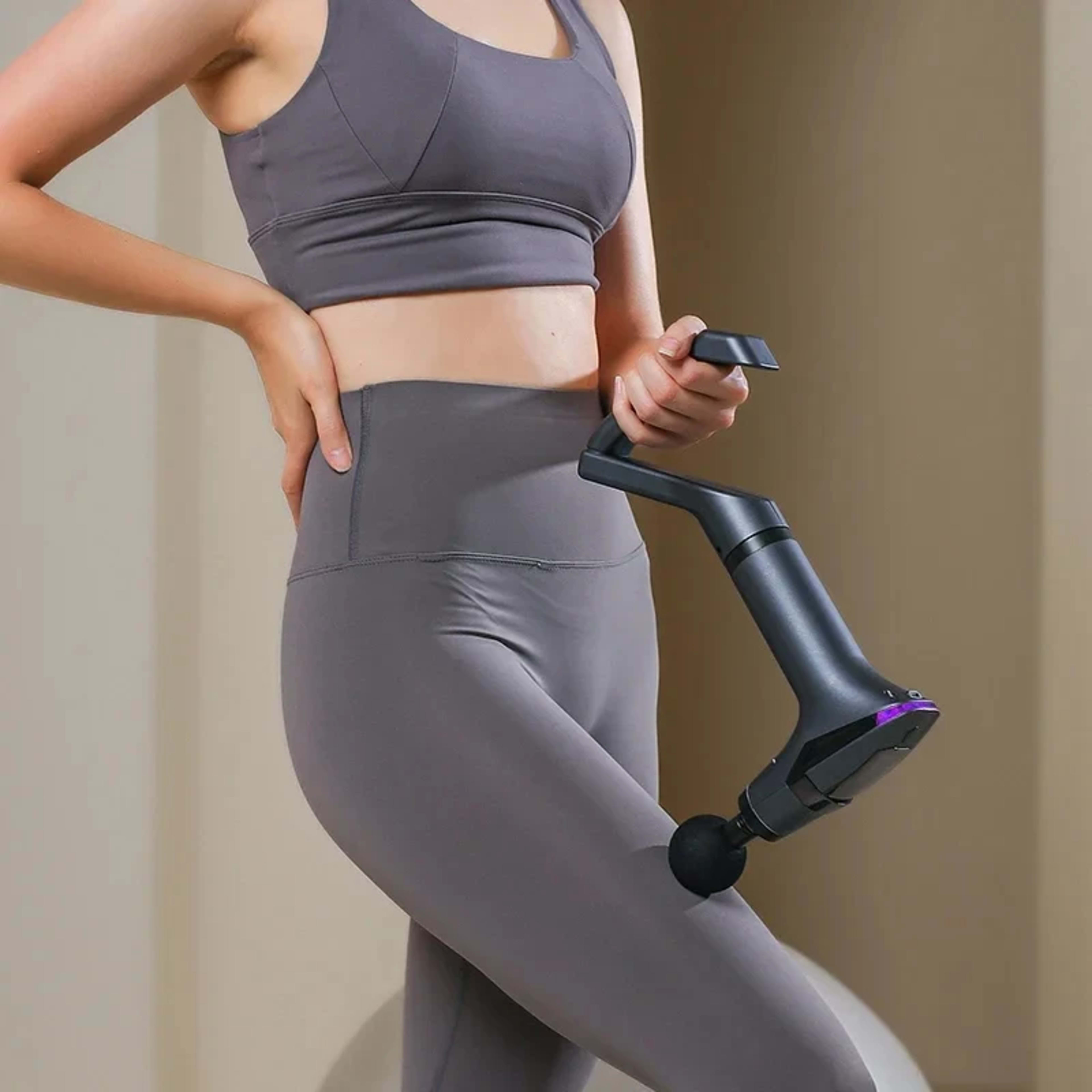 Hot Selling Long-handle Electric Massage Gun: Multifunctional for Muscle Relaxation, Deep Tissue Percussion Relief 6