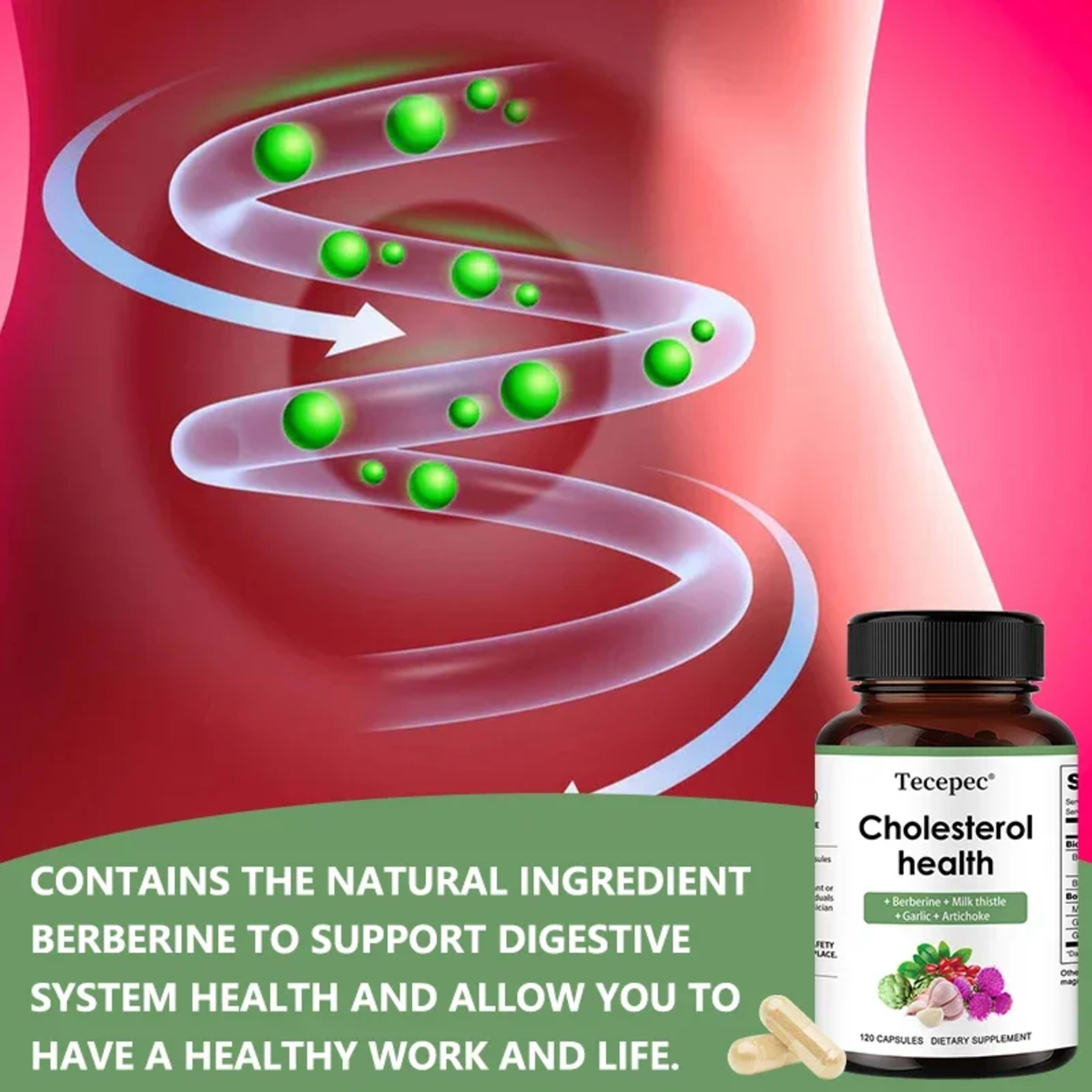Cholesterol Supplements - Improves Blood Circulation, Supports Cardiovascular Health, and Strengthens The Immune System 3