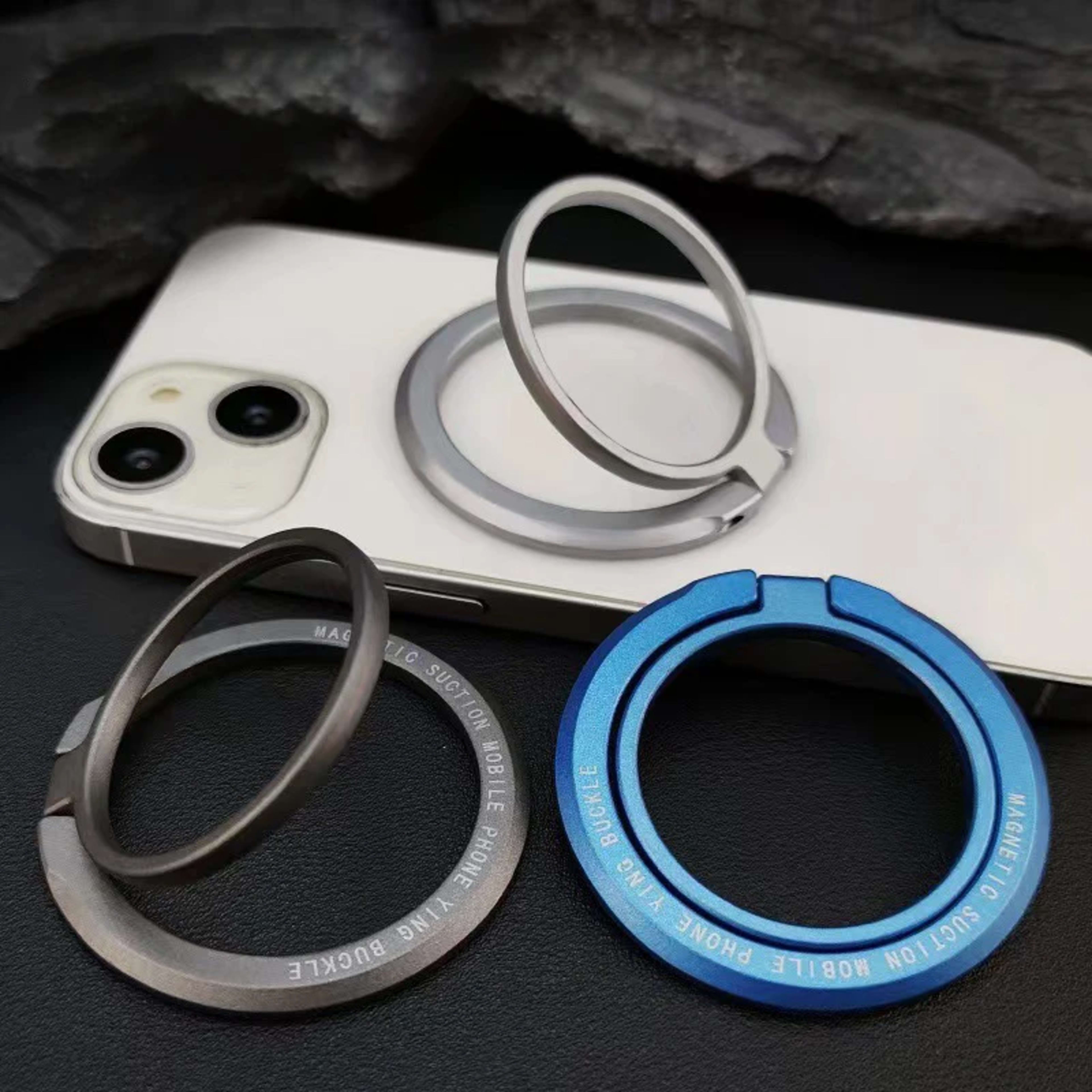 2025New Magnetic Phone Ring Holder for MagSafe Accessories Adjustable Finger Ring Support Bracket For Magnet Case for IP 3