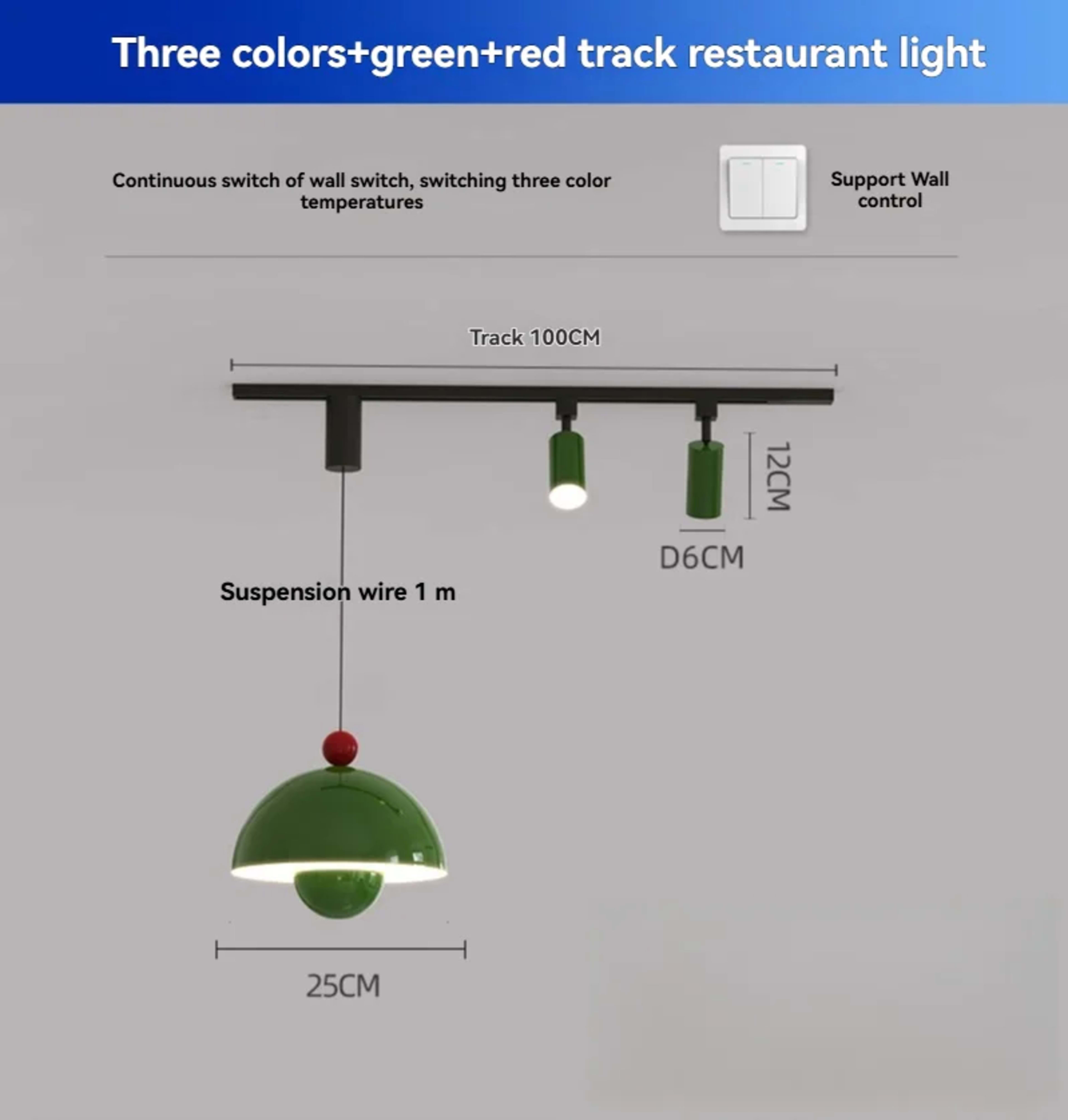 French Style Led Pendant Light Long Strip Spotlight Home Decoration Living Room Bedroom Dining Room Kitchen Lighting Fix 10