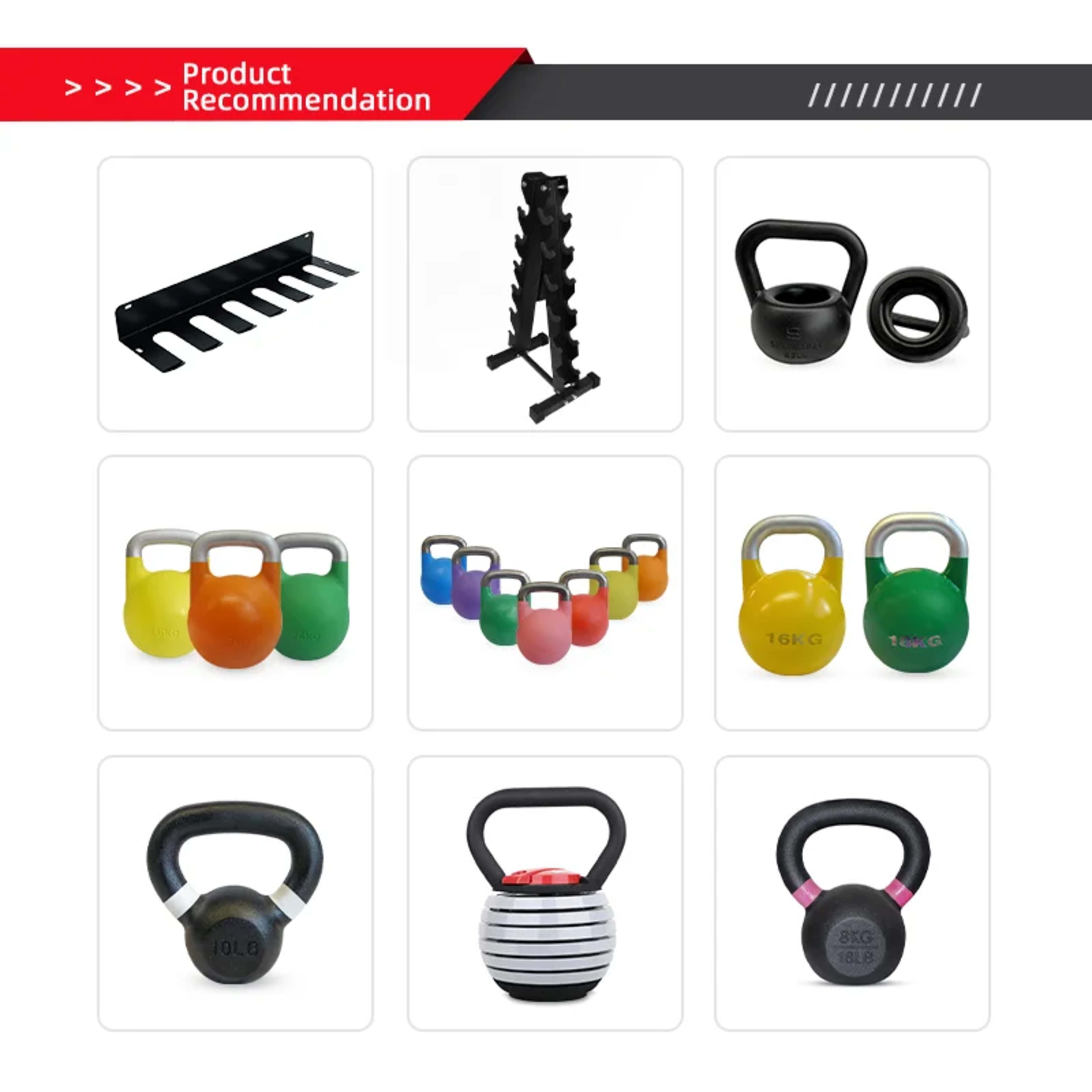 Gym Fitness Equipment  Adjustable Competition Kettlebells 32kg Sets 6