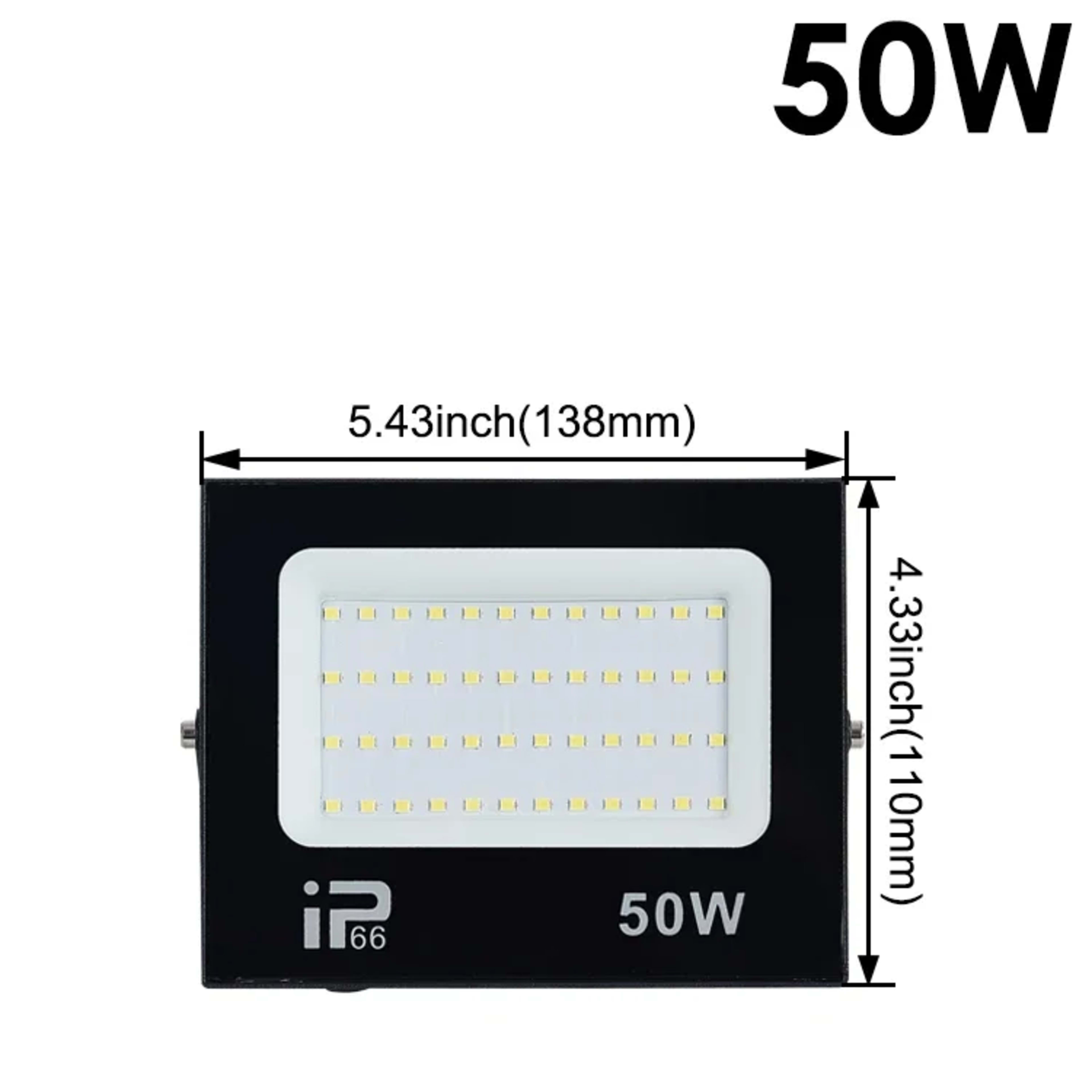 LED Flood Light Spotlight 100W 150W 200W Outdoor Lighting 6500K Waterproof Garage Gym Street Gate Wall Lamps Floodlights 9