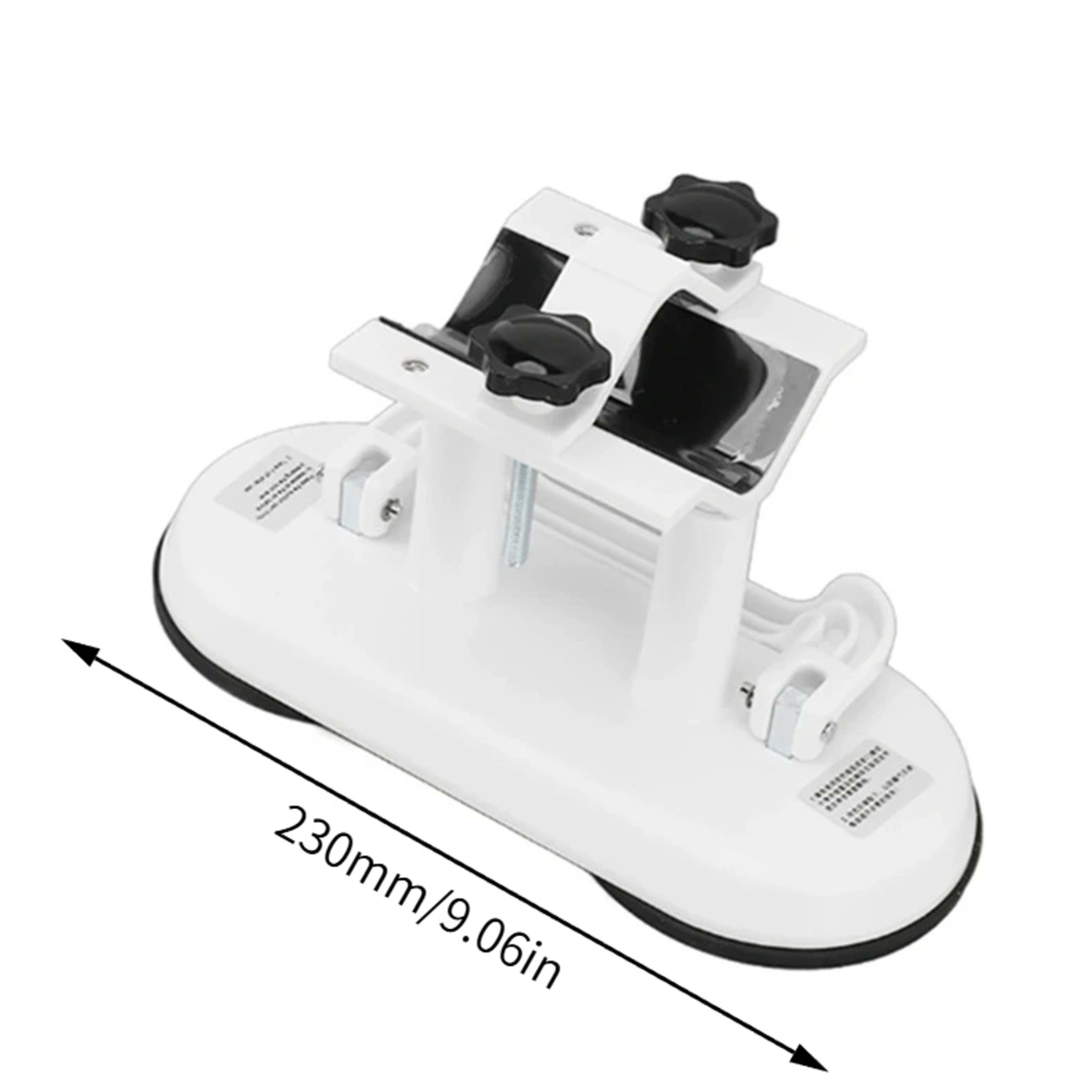 Hands-Free Massage Gun Holder with Double Suction Base, Adjustable Fascia Gun Mount for Muscle Recovery and Fitness Rela