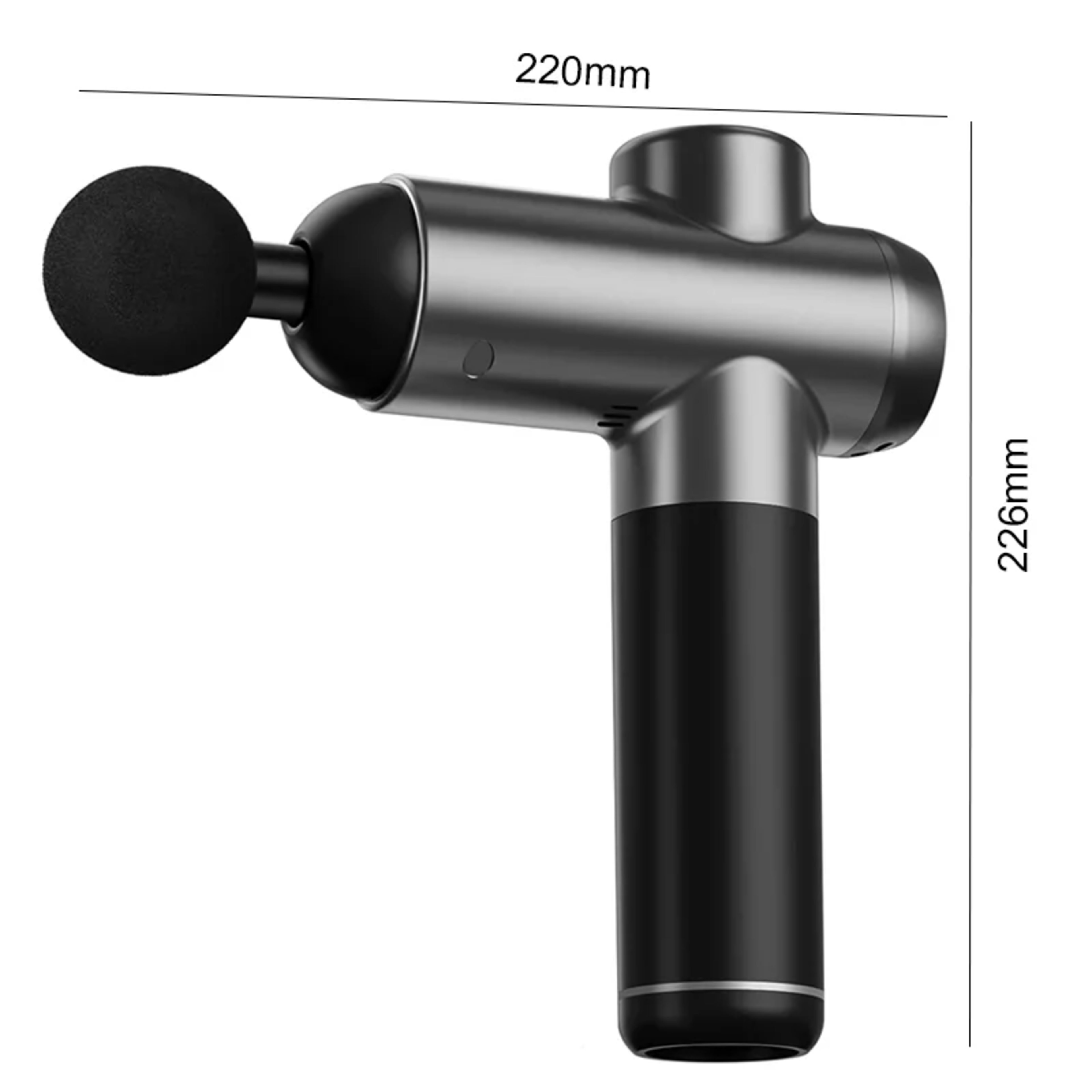 High Frequency Massage Gun Electric Massager Muscle Relaxation With 8 Heads For Body Fitness Fascia Gun 2
