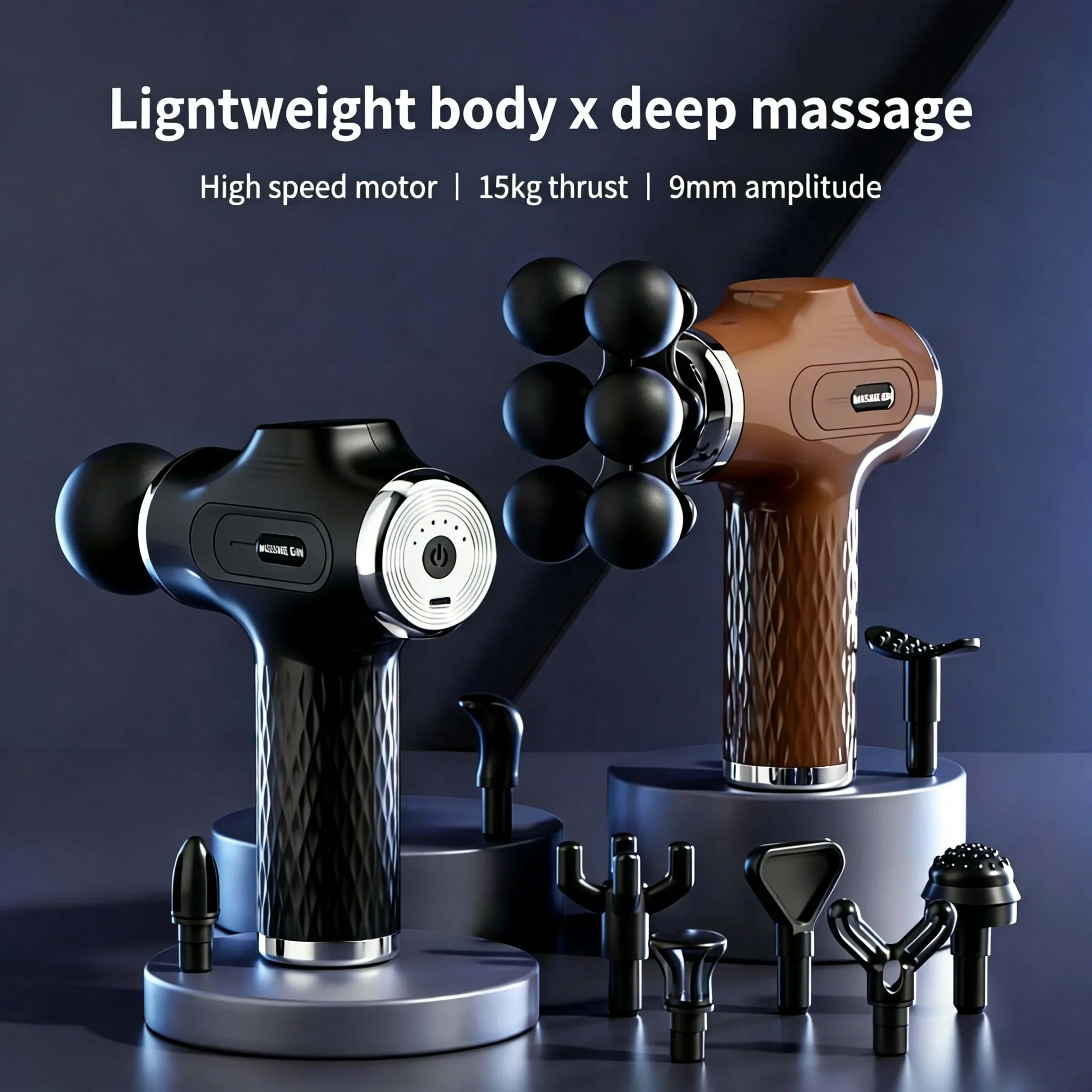 10 head massage gun muscle relaxation electric vibration fascia gun for relaxing the body and massaging handheld massage 1