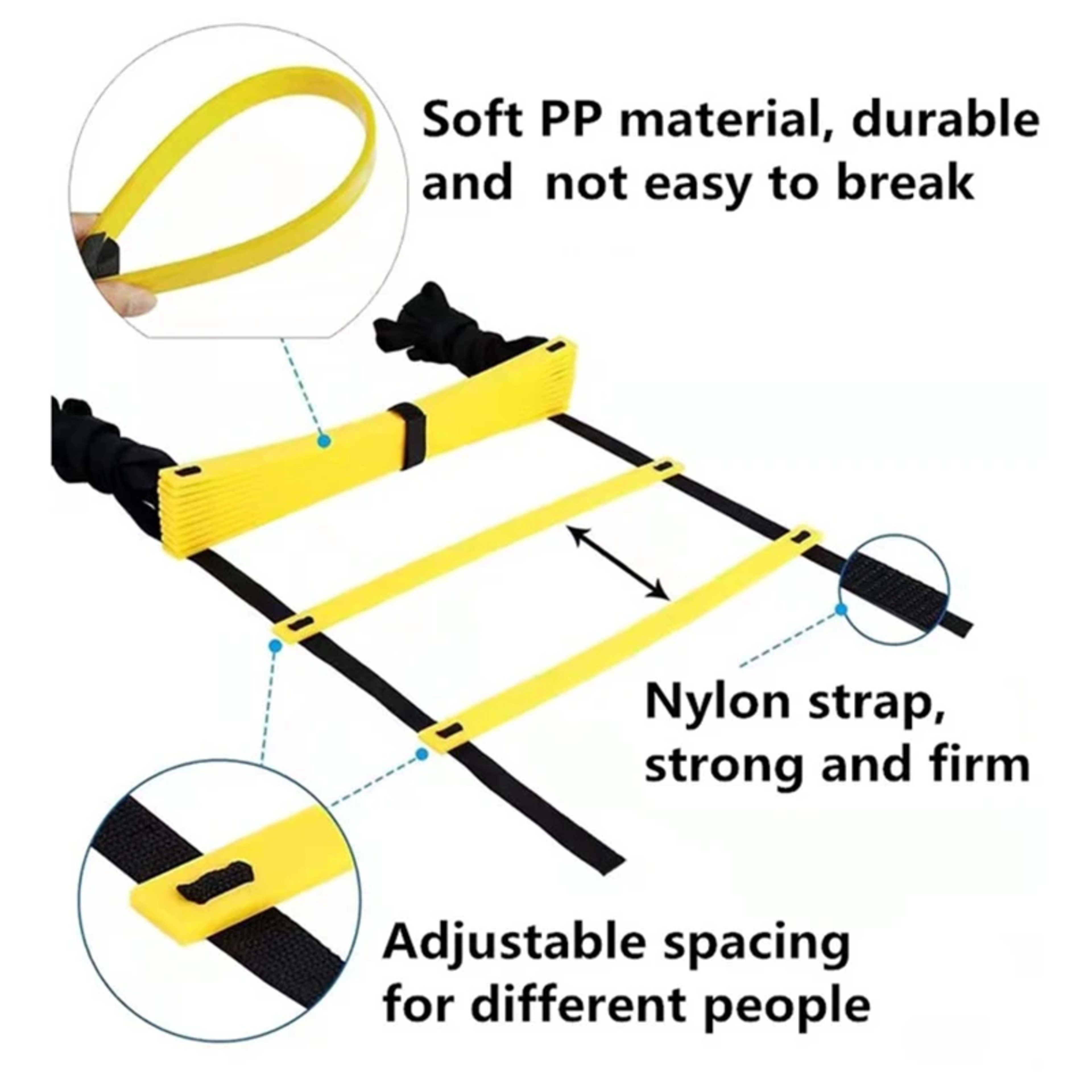 Agility Training Football Soccer Equipment, Fitness Training Disc Cones Ladder Chute Running Umbrella for Speed Balance  5