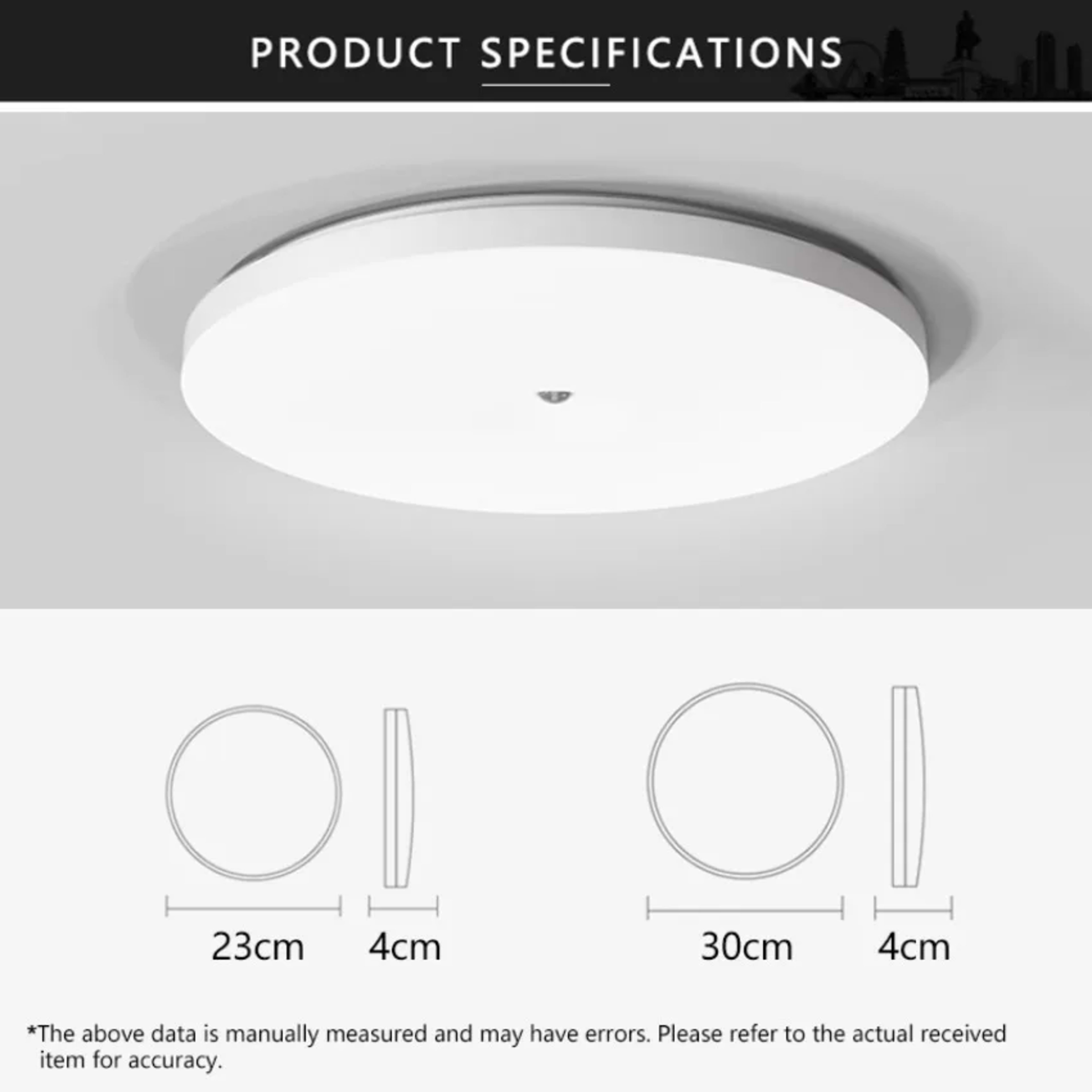 LED Ceiling Light with Motion Sensor Human Infrared Sensing Light Staircase Garage Corridor Warehouse Indoor Lighting Fi 6