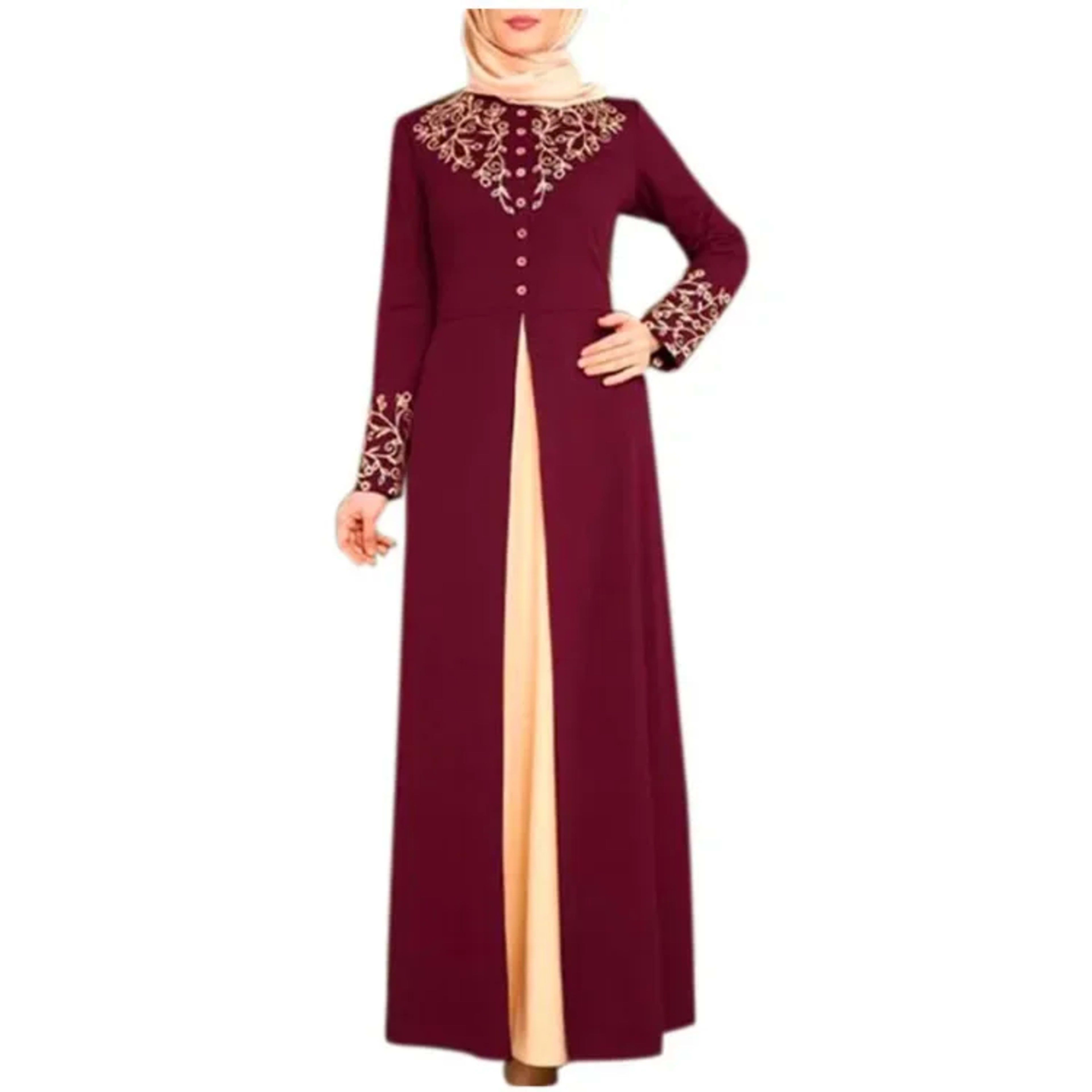Muslim Dress Womens Fashion Abaya Dubai Appliques Turkey Women Elegant Long