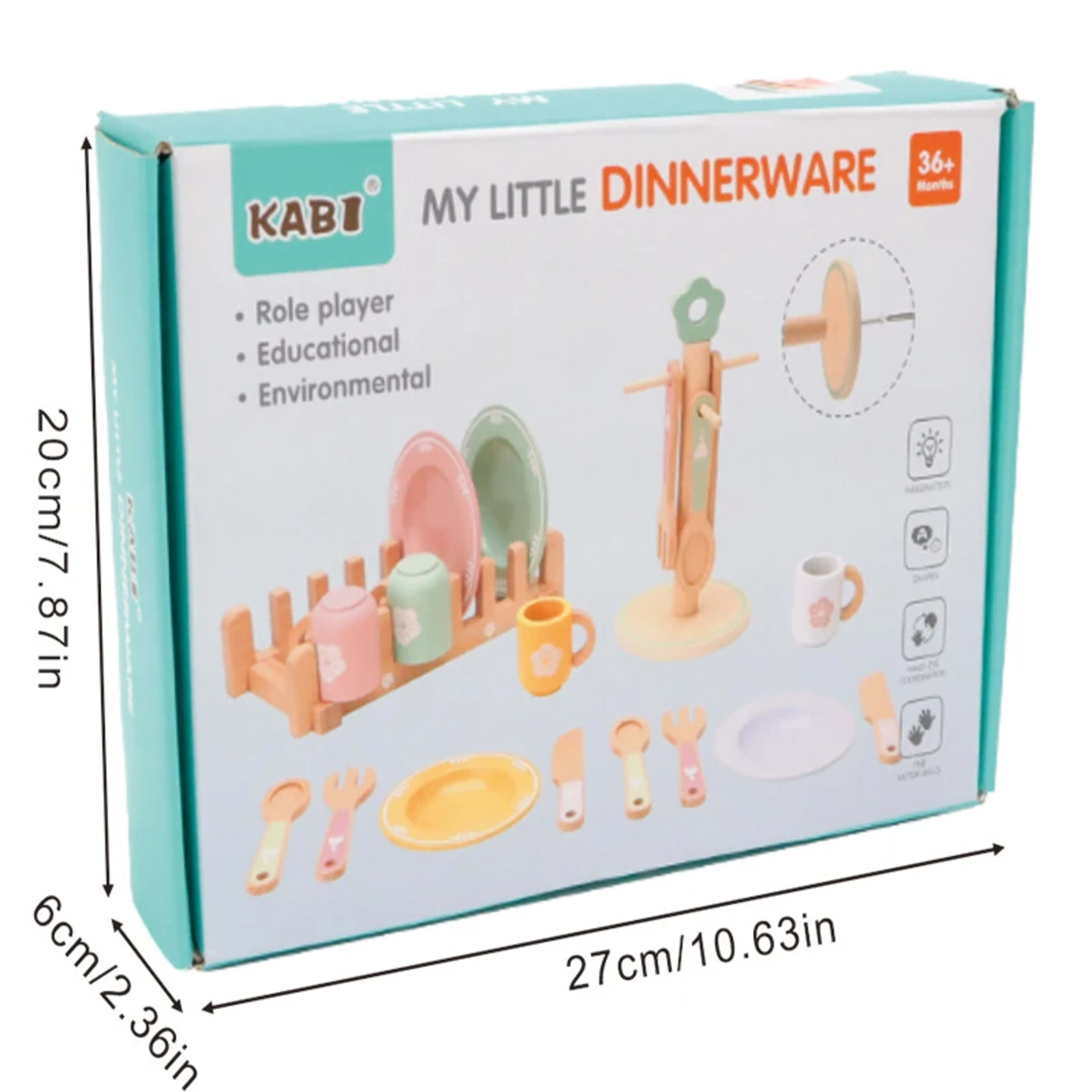 Baby wooden toy Kitchen toy wooden tableware set toy baby role play Educational Cosplay preschool toy gifts for kids 6
