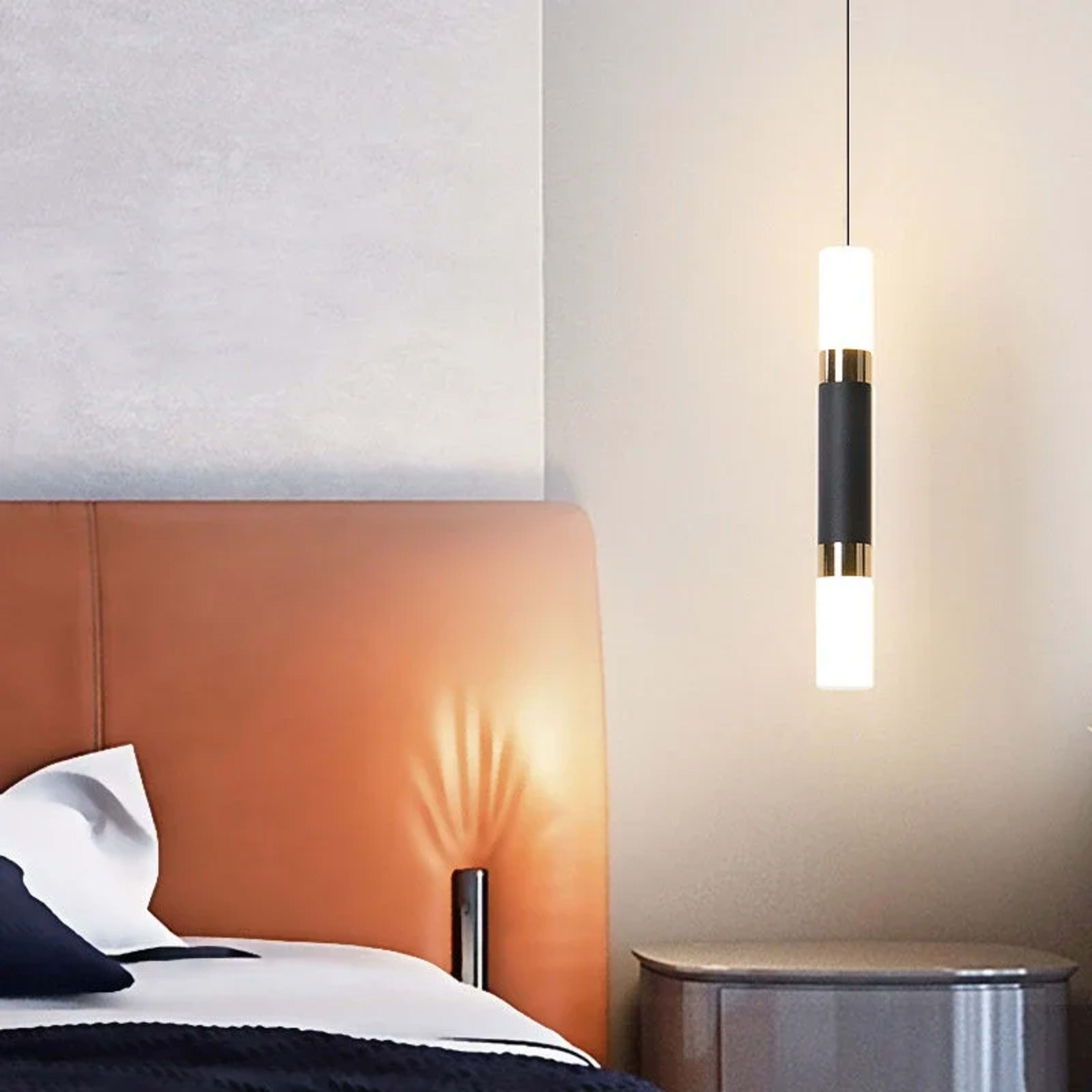 Led Pendant Light Dual Light Sources Shine Up and Down Droplight Fixture Kitchen Island Dining Room Shop Bar Counter Dec 6