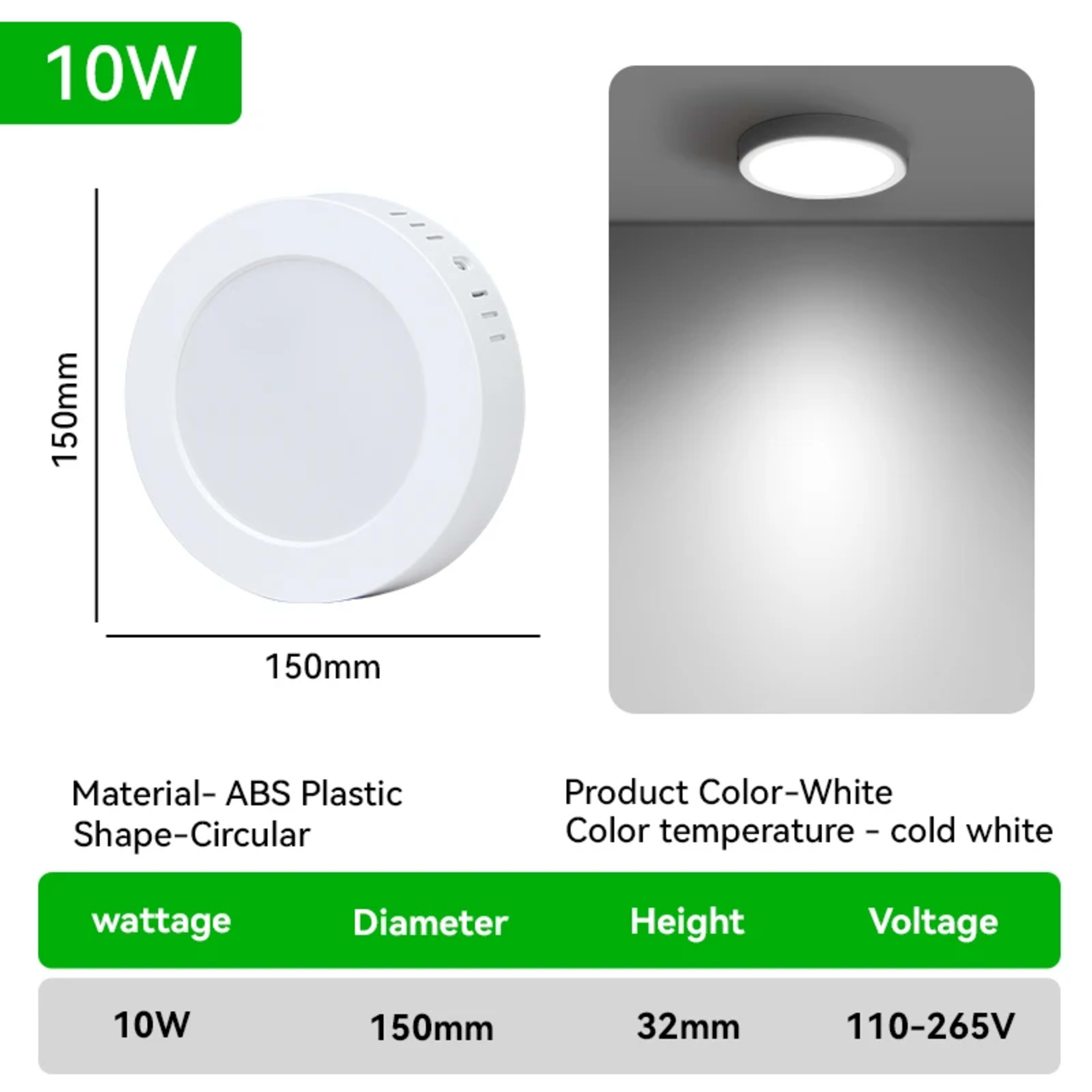 Led Ceiling Lights Fixture 110V 220V Ultra Thin Panel Lamp Led Chandelier Indoor Lightfor Living Room Bedroom Round Ceil 10
