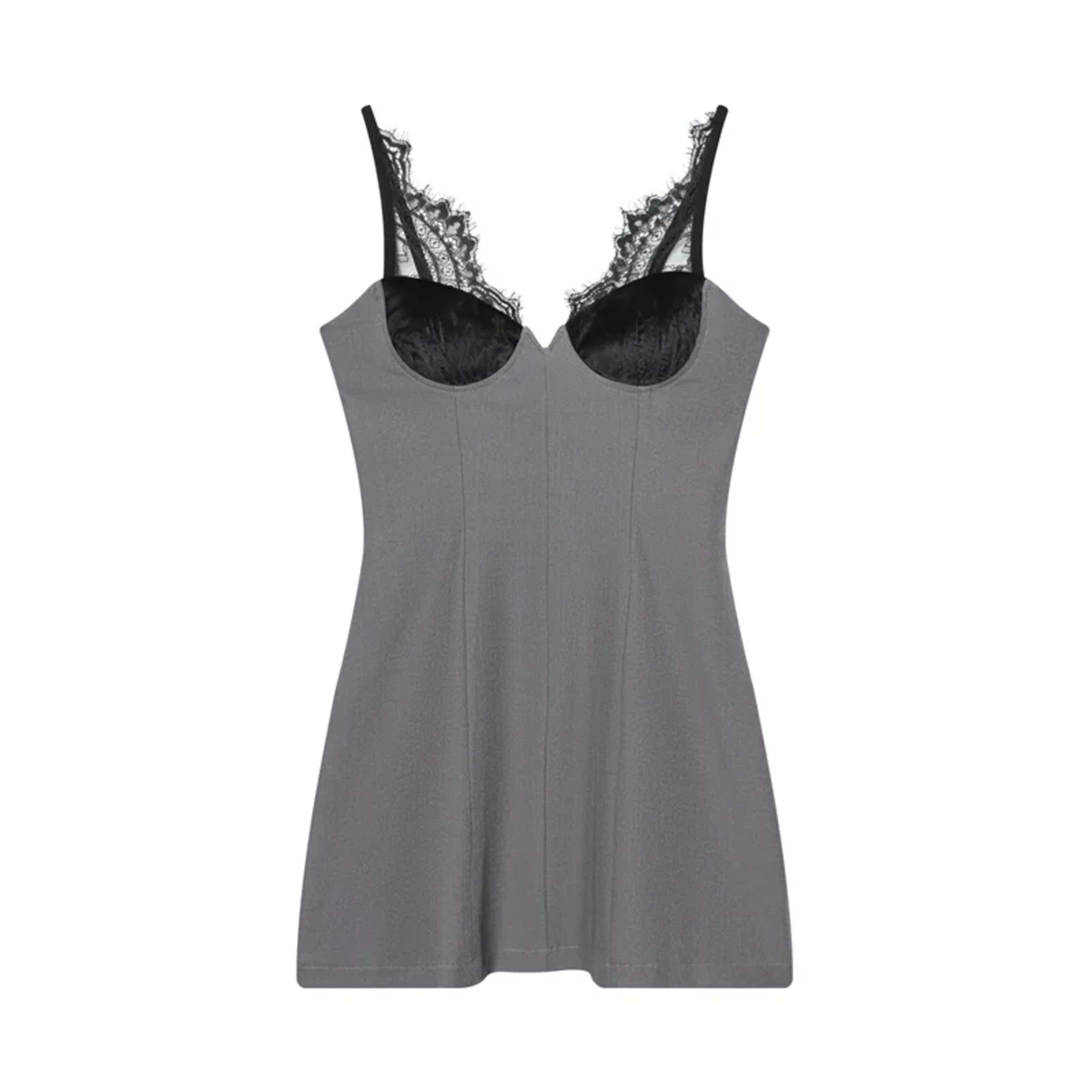Women's Dress 2025 New Fashion Sexy Lace Deep V-Neck Slip Dress for Women Ersonality Unique Chic Women Slim Dress