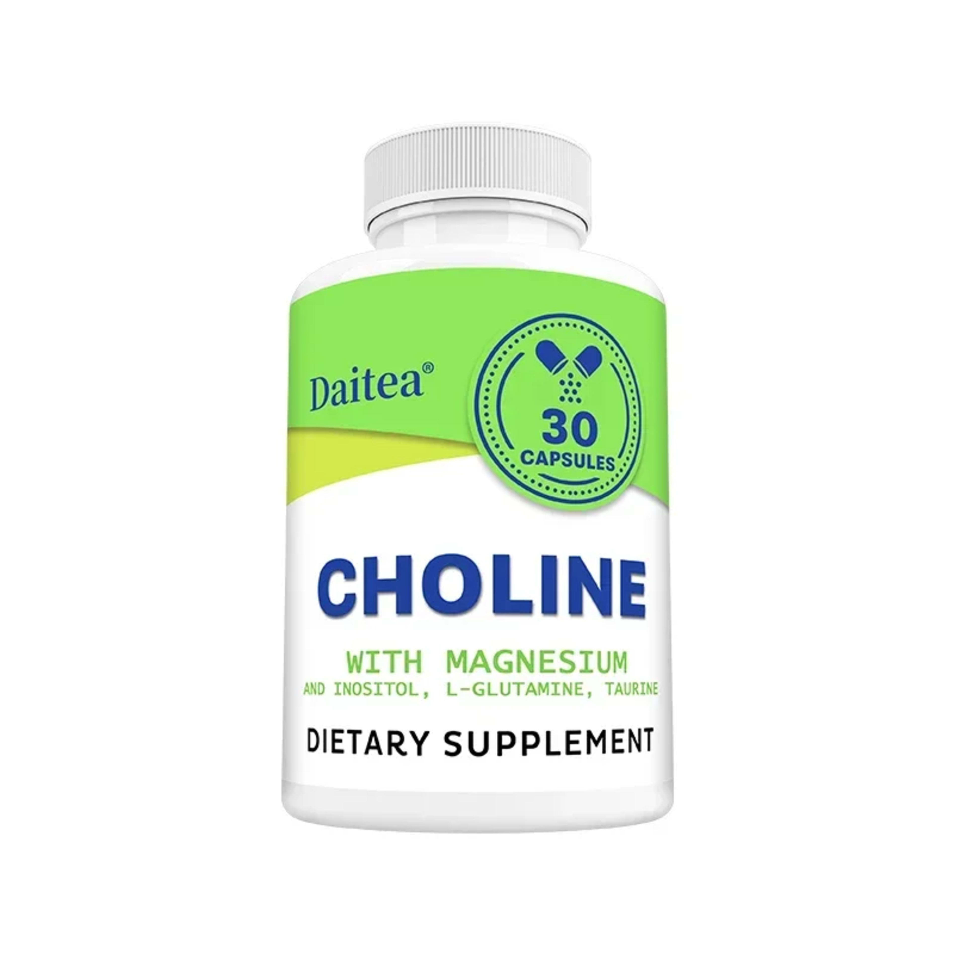 Choline Supplement - Supports Muscle and Cardiovascular Health - Vegetarian, Non-GMO