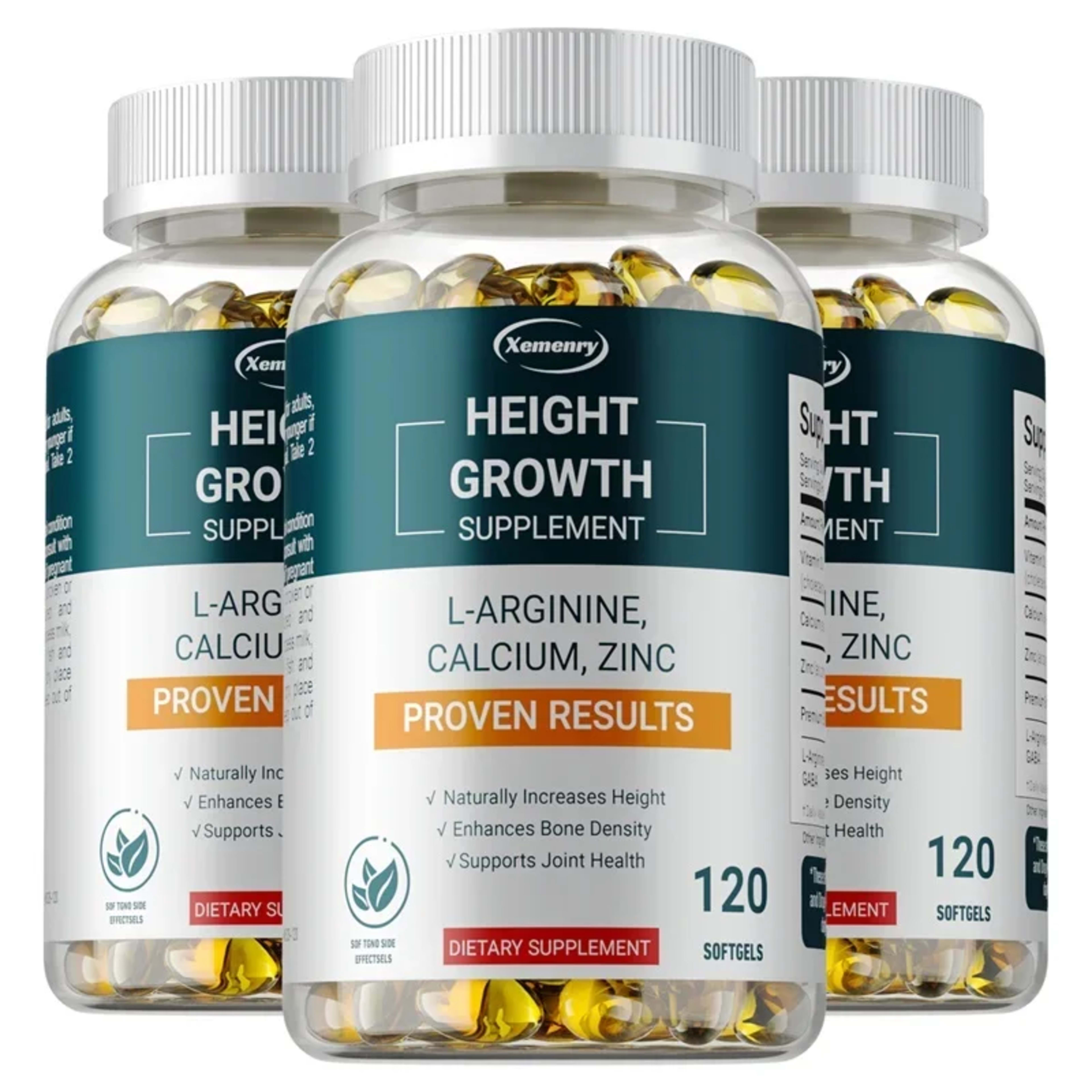 Height Growth Supplements - Supports Bone and Joint Health, Natural Height Growth, Promotes Absorption, and Boosts Immun 10