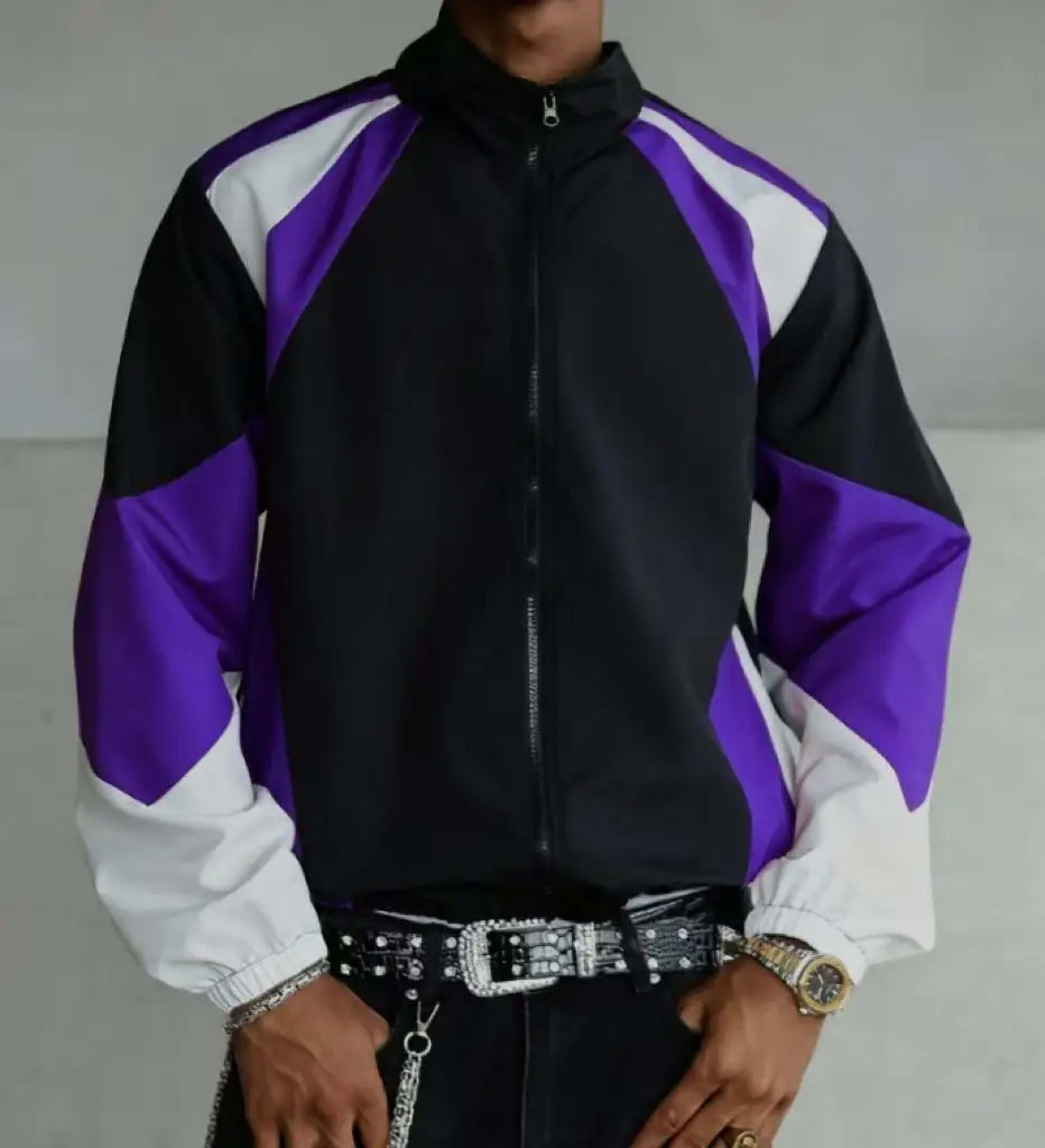Men's color-blocked jacket, lightweight, casual, travel, windproof and wear-resistant, high-quality fabric, boyfriend gi 11