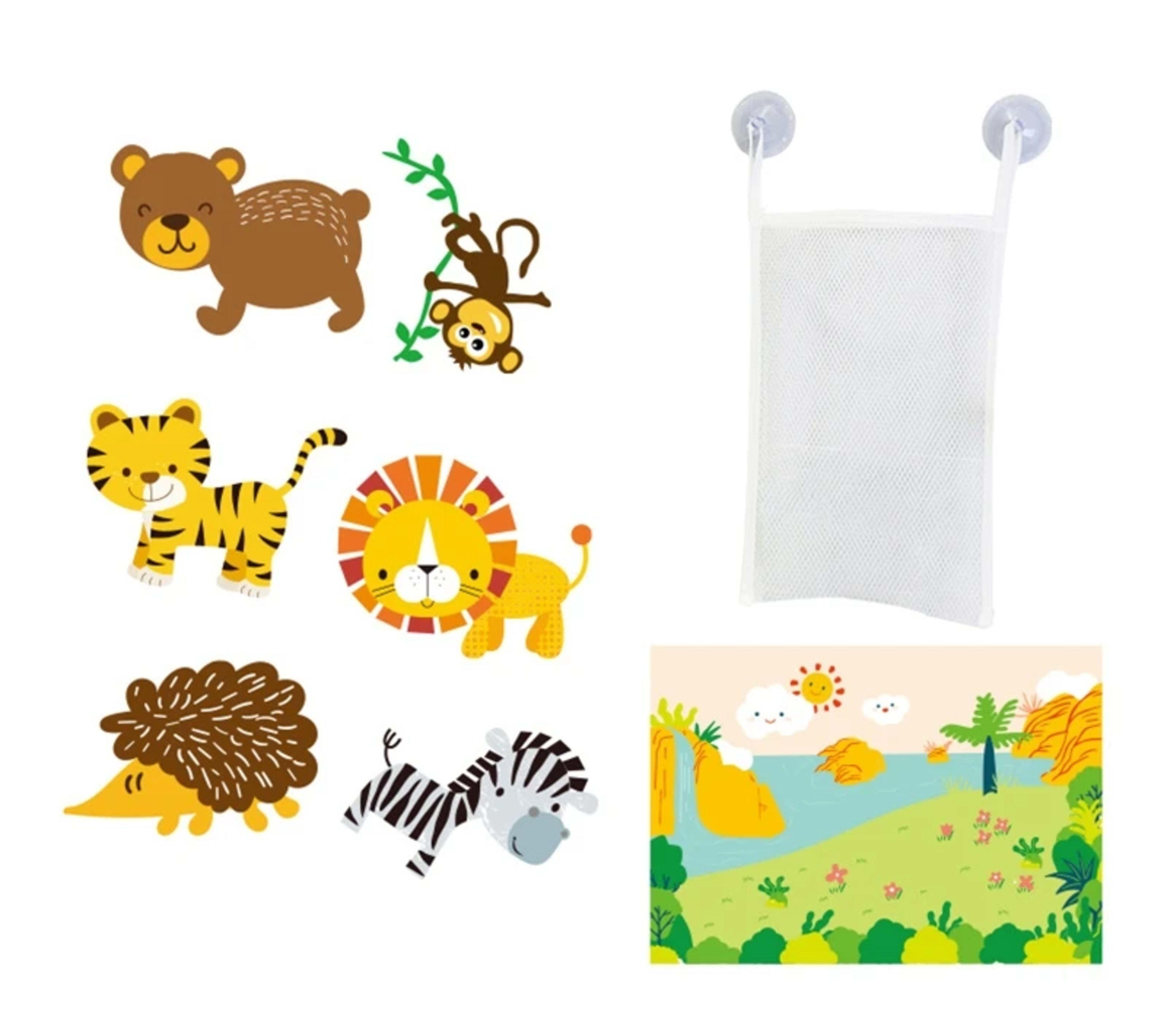 Baby Bath Toys for Kids 2 to 3 Years Fun Bathroom Toys Foam Animals Traffic Cognitive Games Boys Gifts Early Educational 9