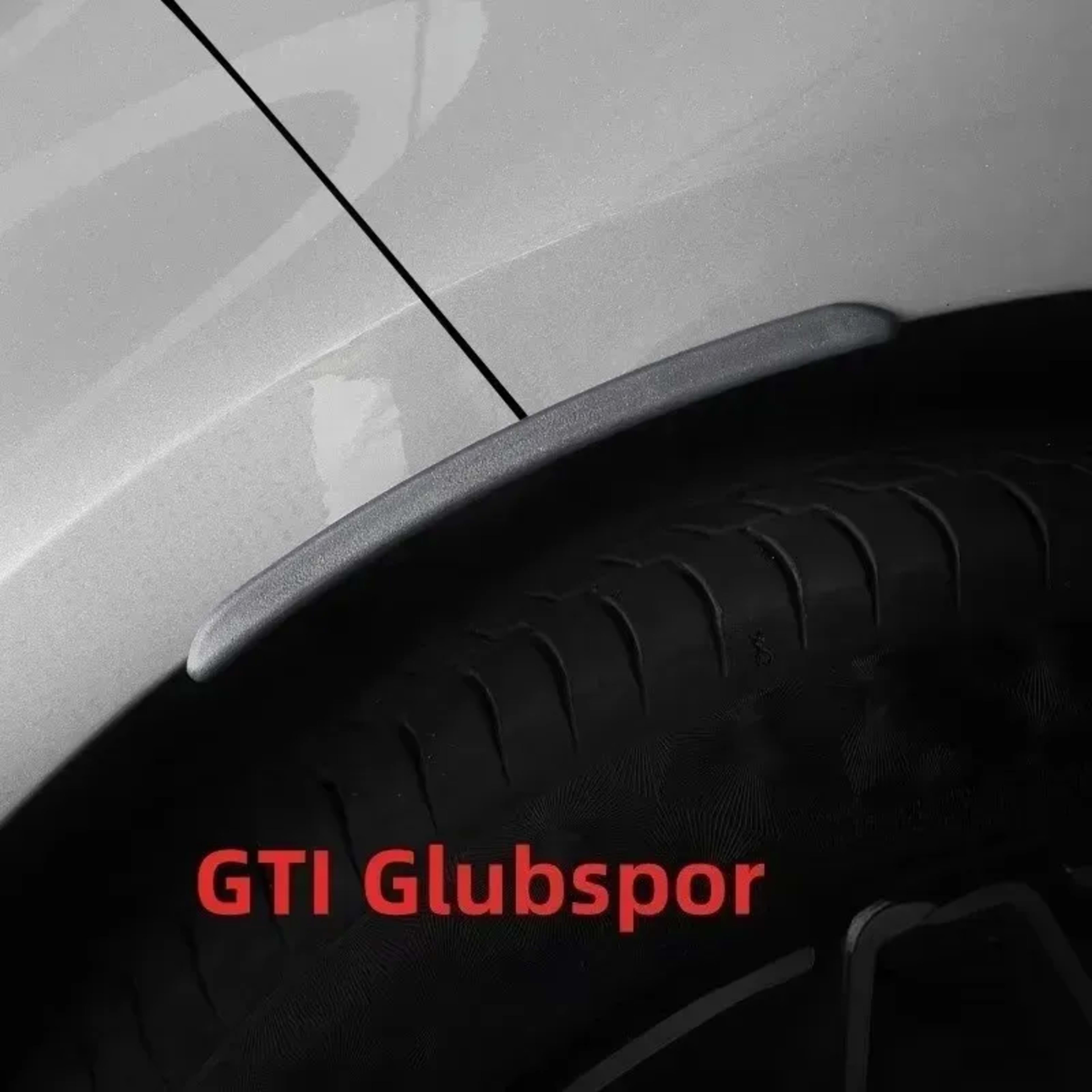 Car Accessories Popular  A Set Sut for Mud Flaps Arch Wheel Eyebrow Lips Strips Sticker Trim for Golf 8 Car Fender Flare 6