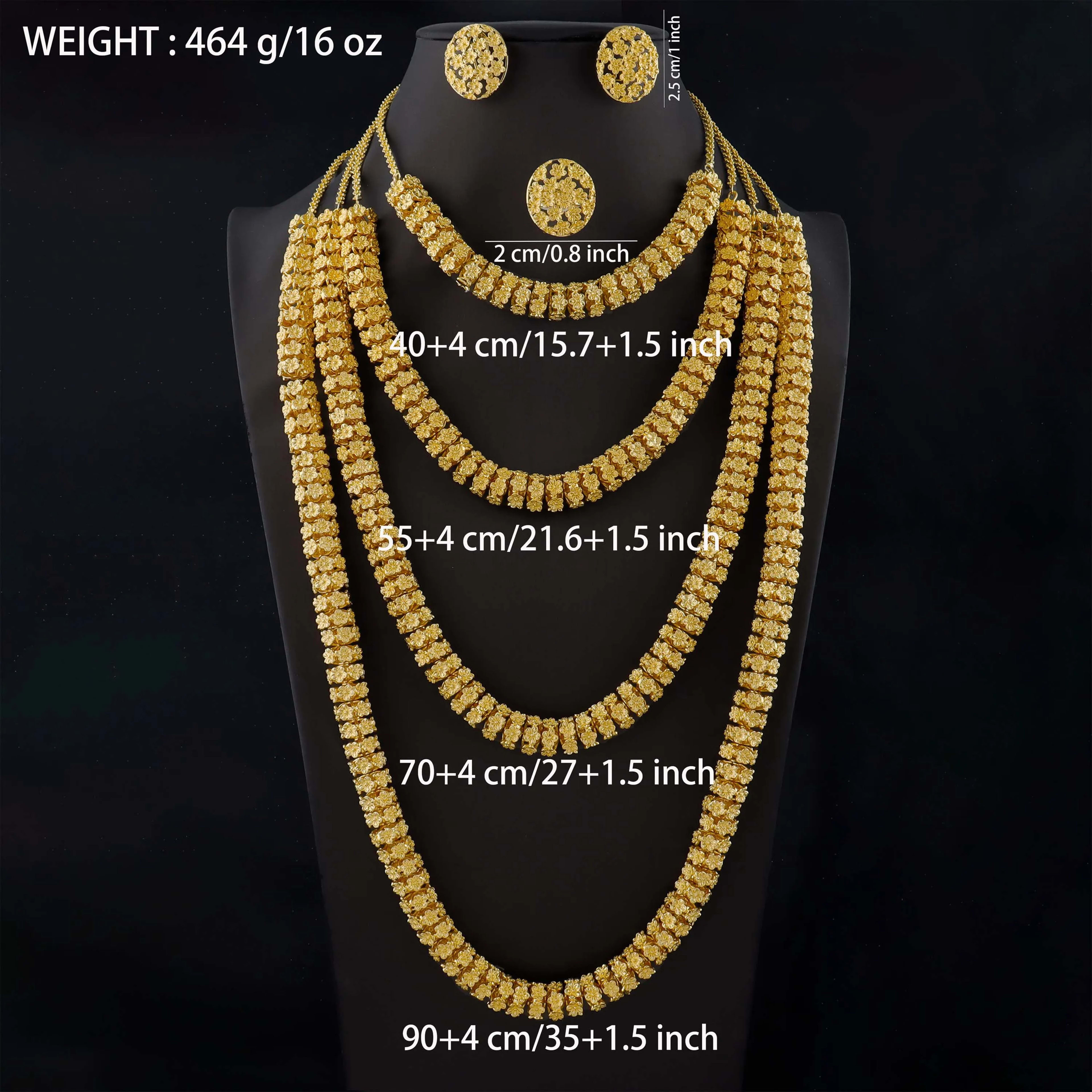 Women’s Jewelry Set Dubai High-quality Luxury Jewelry New Trendy African Women Jewelry Brazilian Bold Jewelry Set Wholes 6