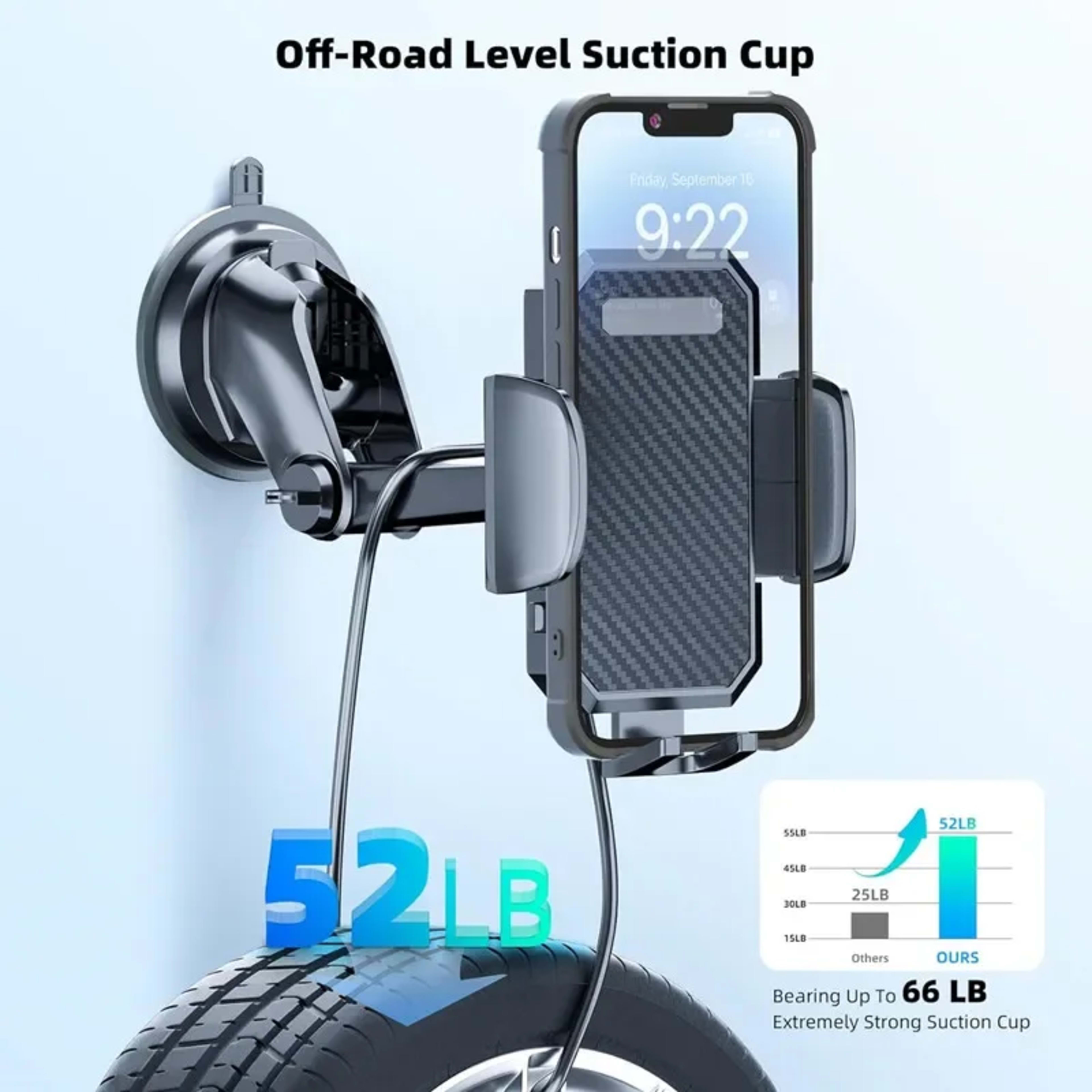 Car Phone Holder 360° Windshield Mobile Cell Support Smartphone Universal Mount Stand For iPhone 12 11 7 8 Samsung Huawe 6
