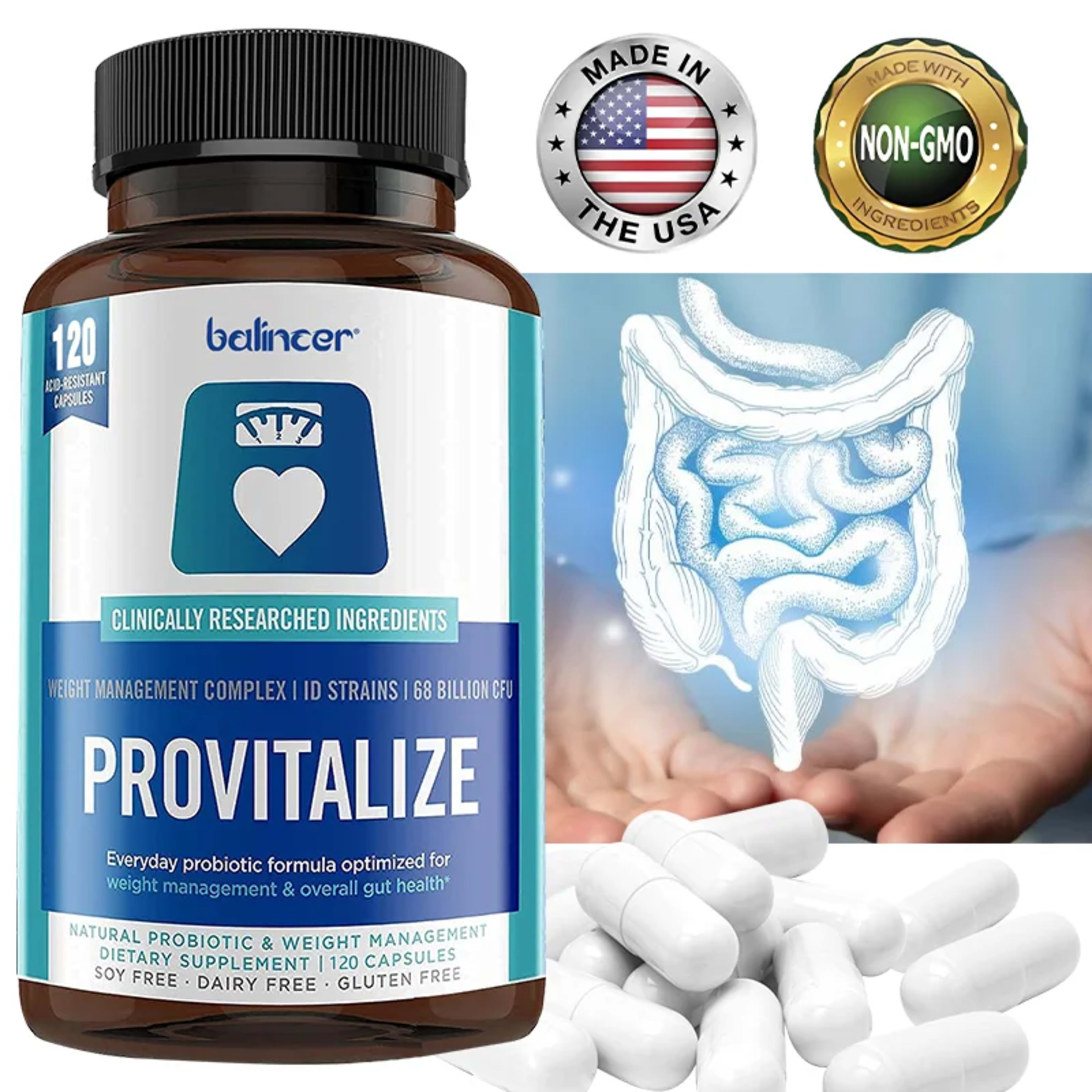 Probiotic Supplement - Gut Health, Supports Weight Management, Immune Health, Improves Digestion, Improves Mood, Relaxat 6