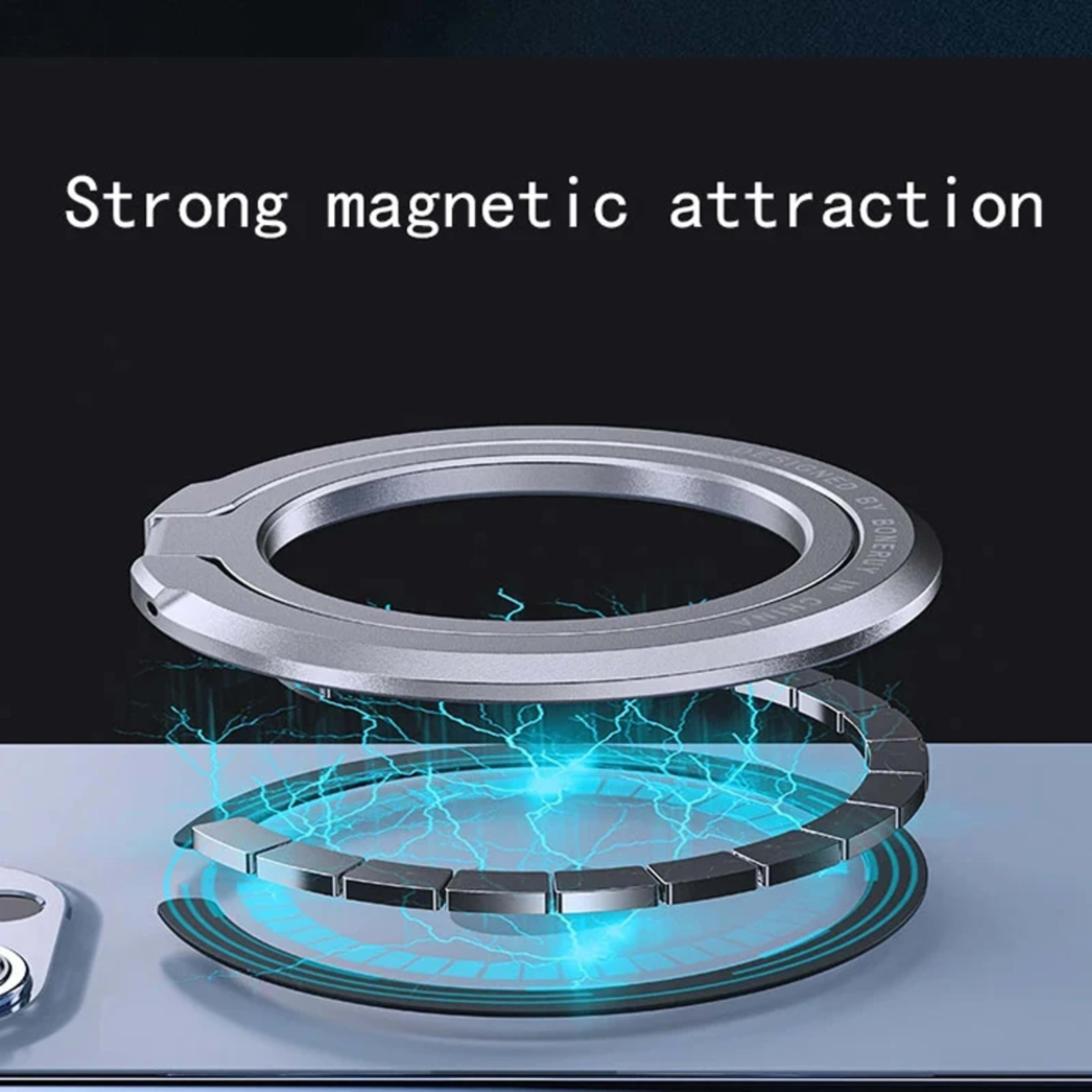 2025New Magnetic Phone Ring Holder for MagSafe Accessories Adjustable Finger Ring Support Bracket For Magnet Case for IP 4