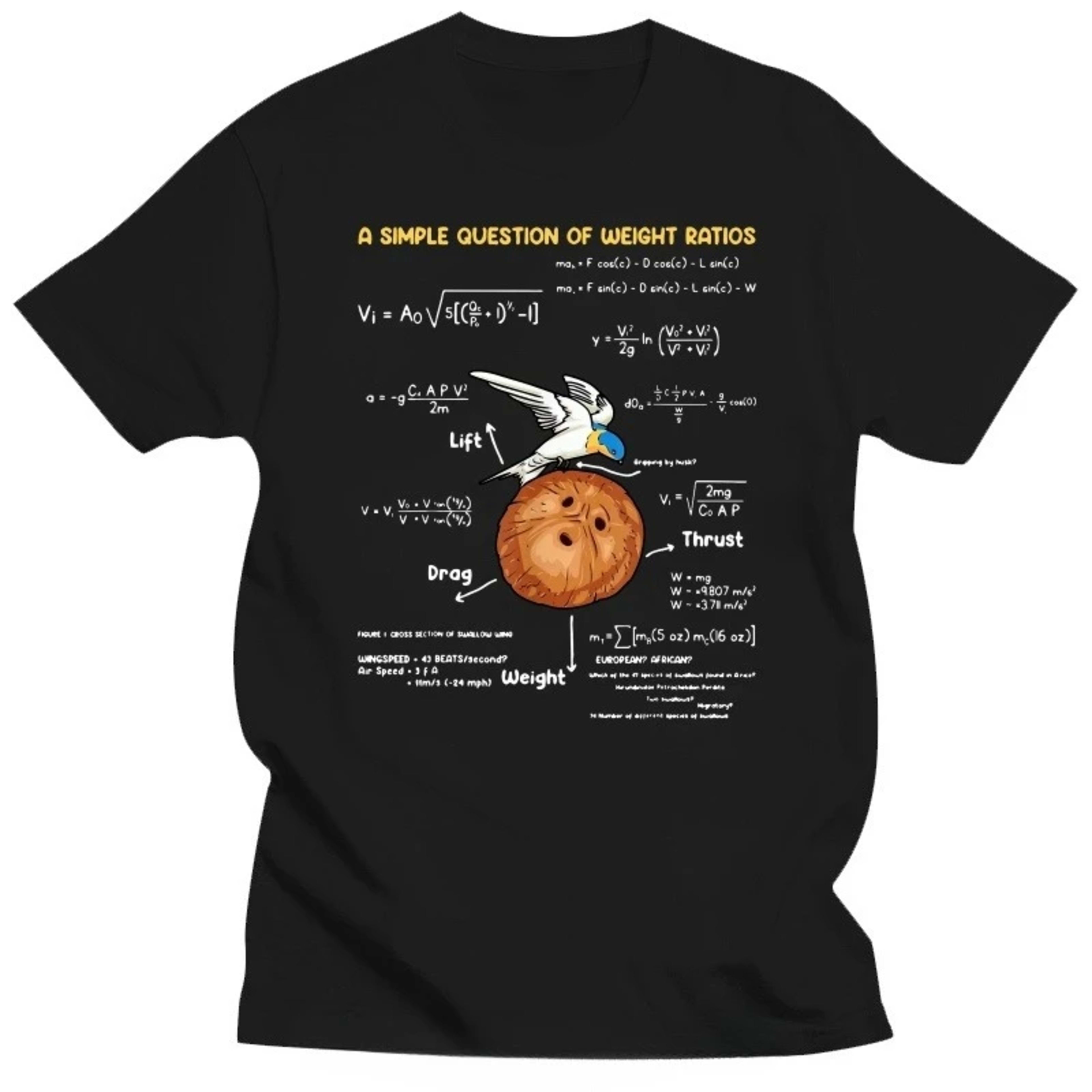 Men's T-Shirts A Simple Question Math Teacher Creative Monty Python Cotton T Shirt Unisex Tshirt Fitness Tees Tops Cloth 1