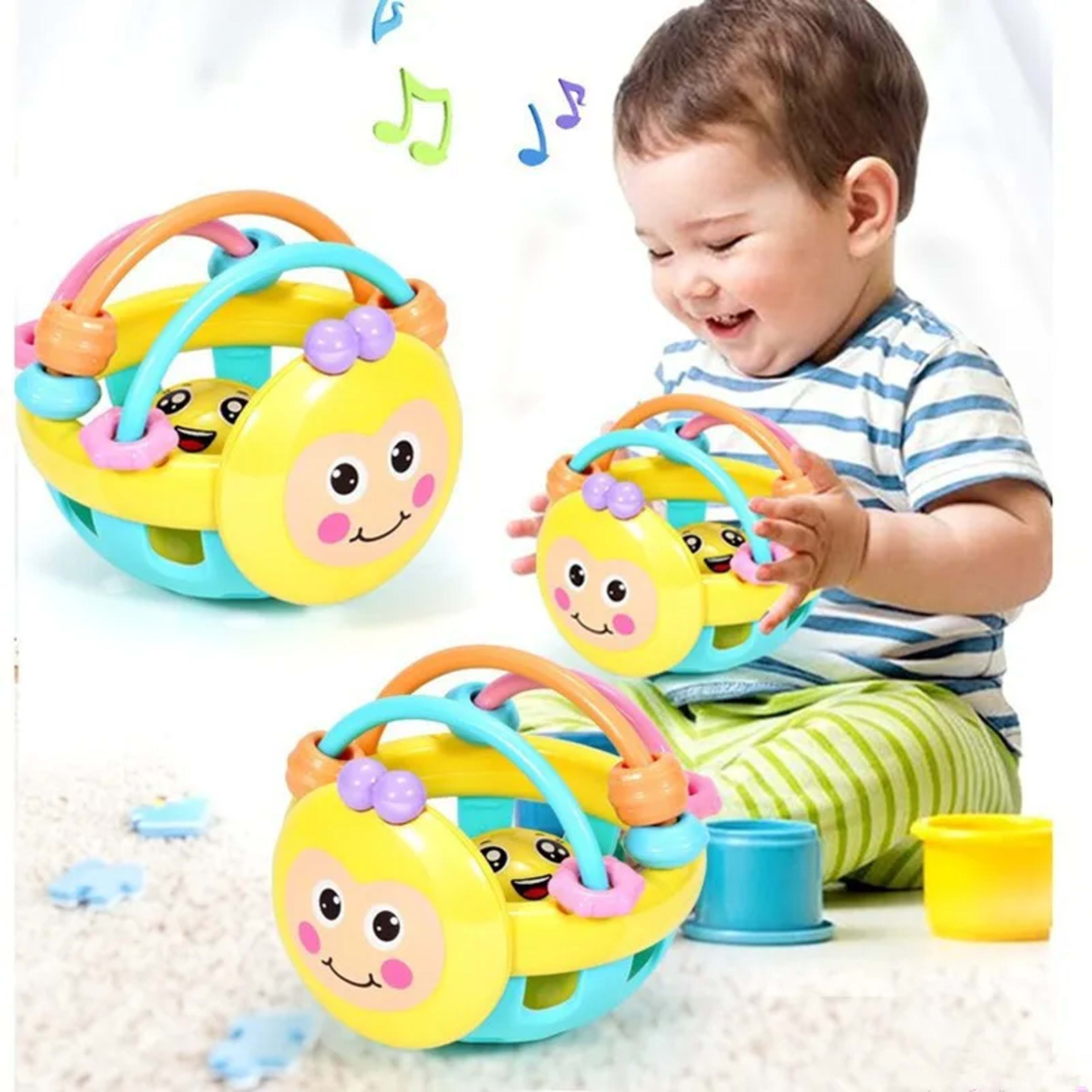 Baby Soft Teething Toys Newborn Early Educational Sensory Teether Rattle Touch Hand Grasping Ball Develop Infant Ball Ga 1