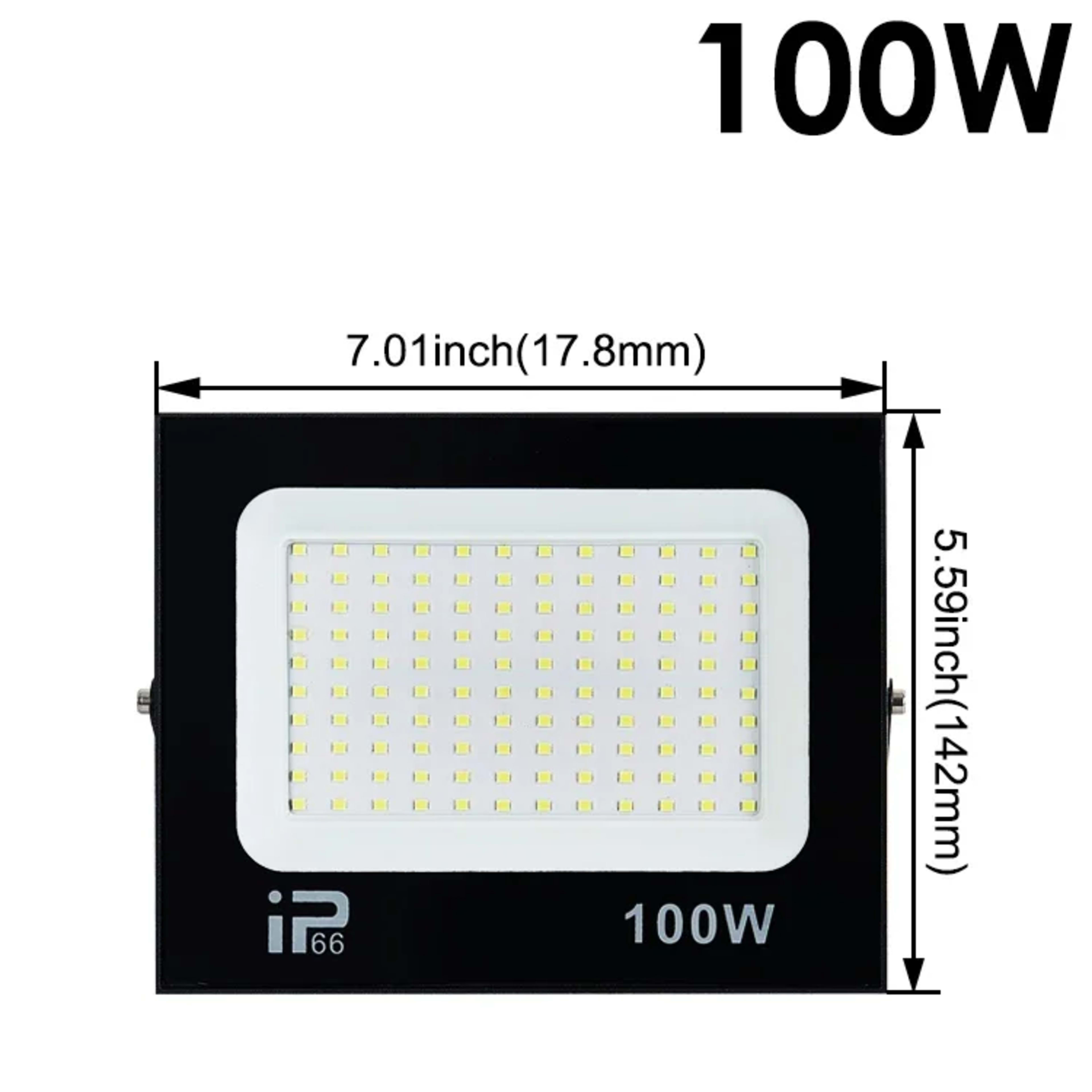 LED Flood Light Spotlight 100W 150W 200W Outdoor Lighting 6500K Waterproof Garage Gym Street Gate Wall Lamps Floodlights