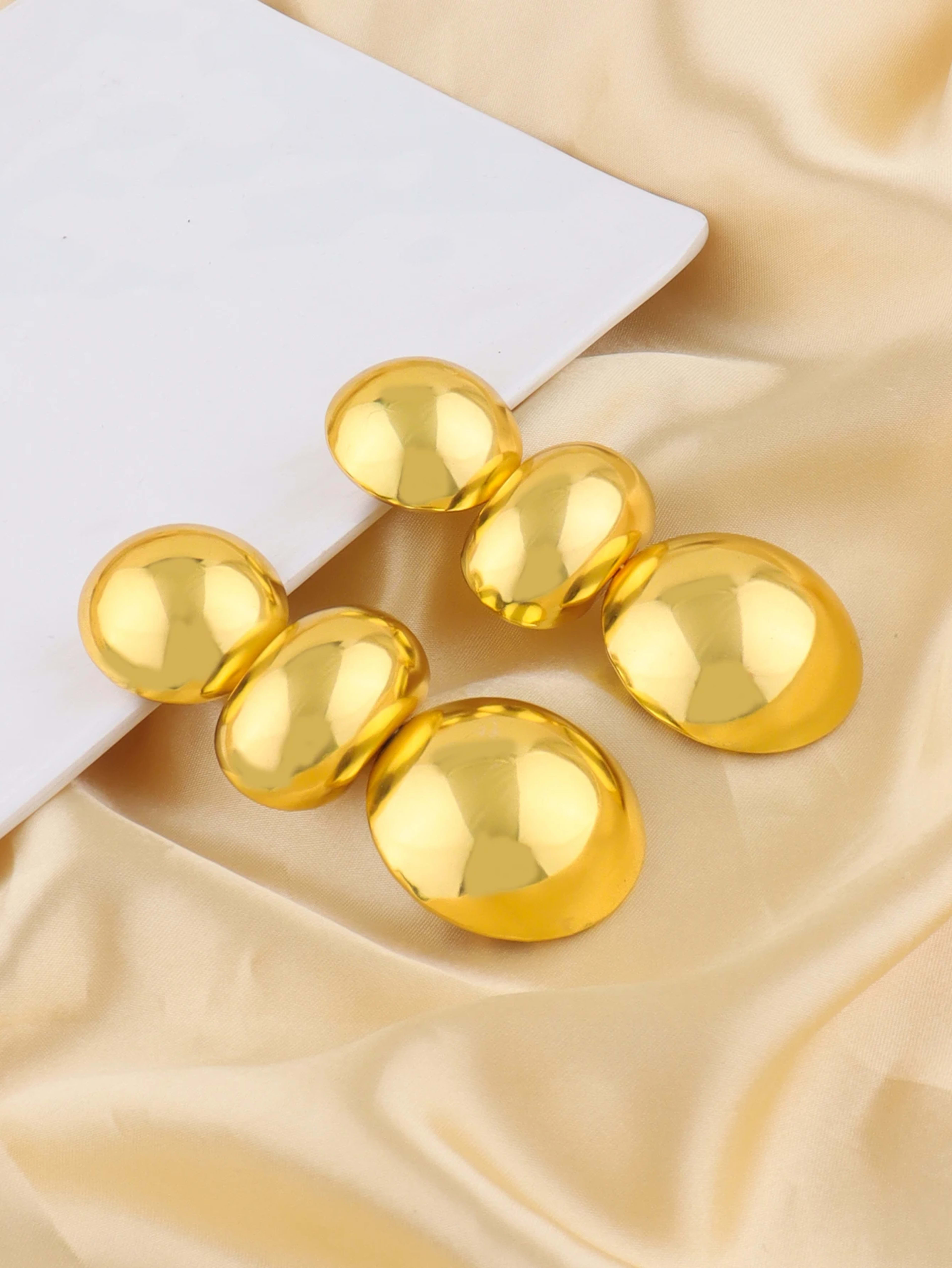 Dubai Jewelry Set for Women 18K Gold Plated Earrings and Necklace Set for Wedding Brides 4