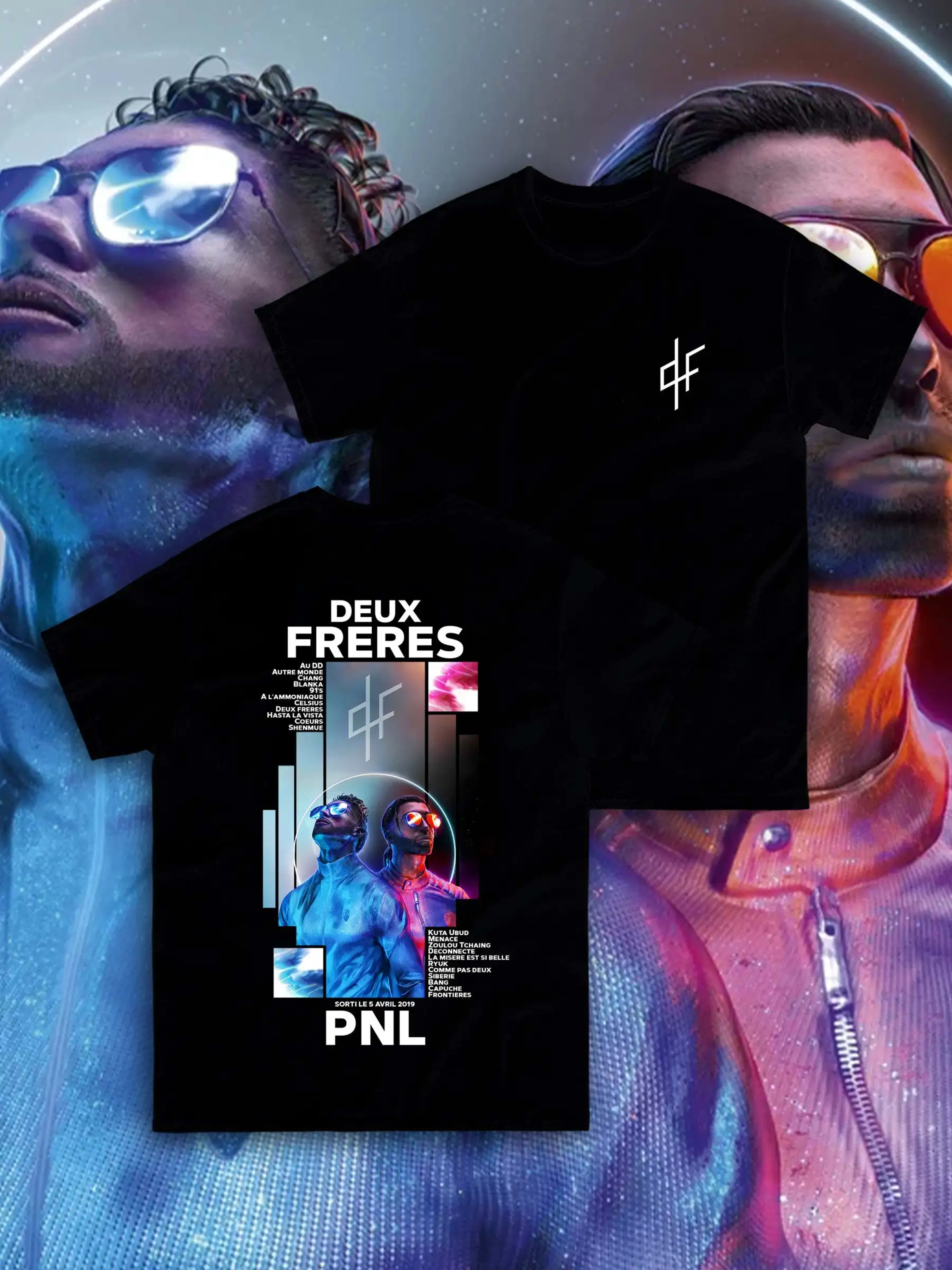 Mens Clothes Tee Shirt Homme Graphic T-Shirts Men Tshirt for Men Ropa Hombre PNL Album French Rap Singer Printed Short S 3