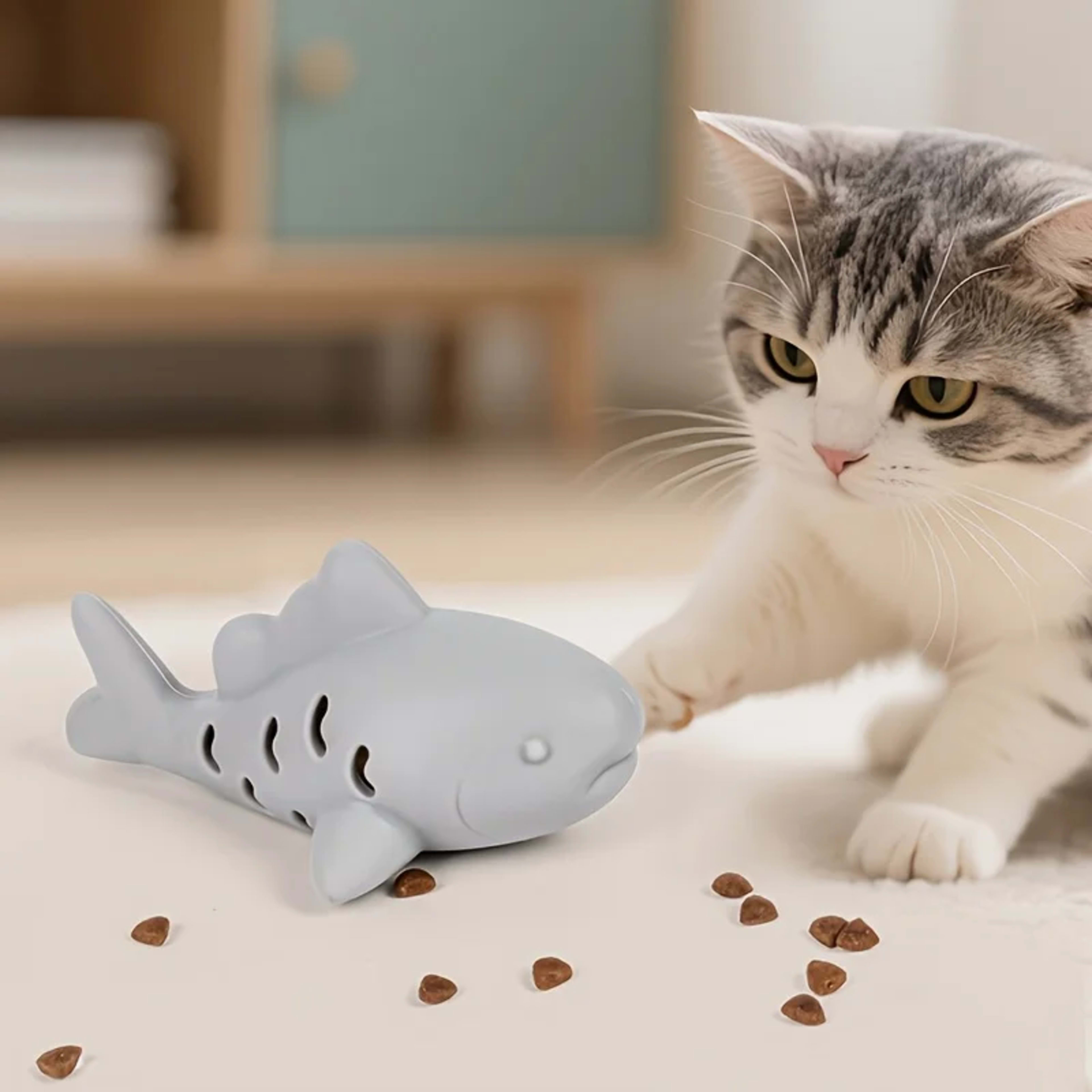 1pc Interactive Cat & Dog Toy - Durable Bite-Resistant Design, Hiding Food & Grinding Teeth Entertainment for Small Pets 2