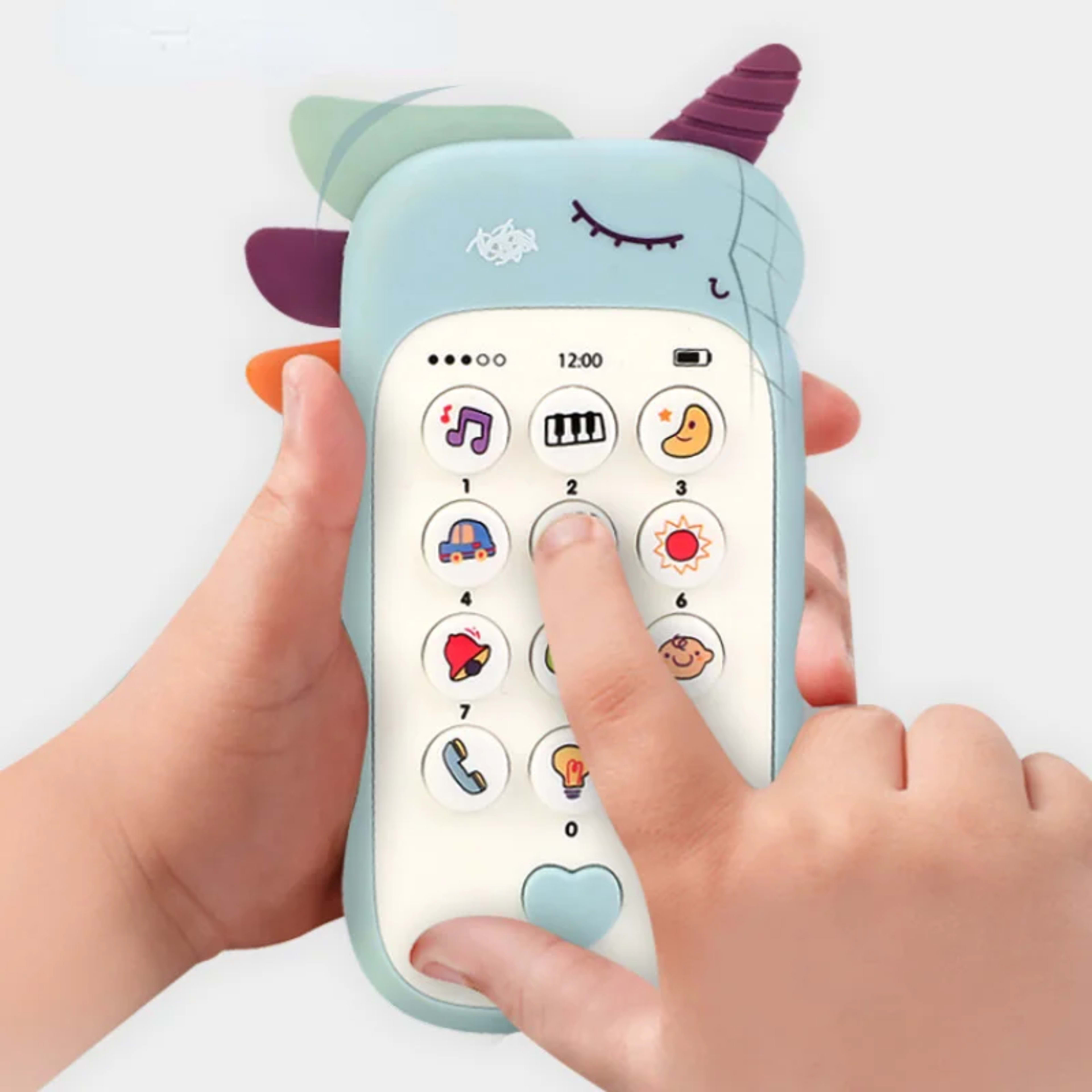 Baby Phone Toy Music Sound Telephone Sleeping Toys With Teether Simulation Phone Kids Infant Early Educational Toy Kids