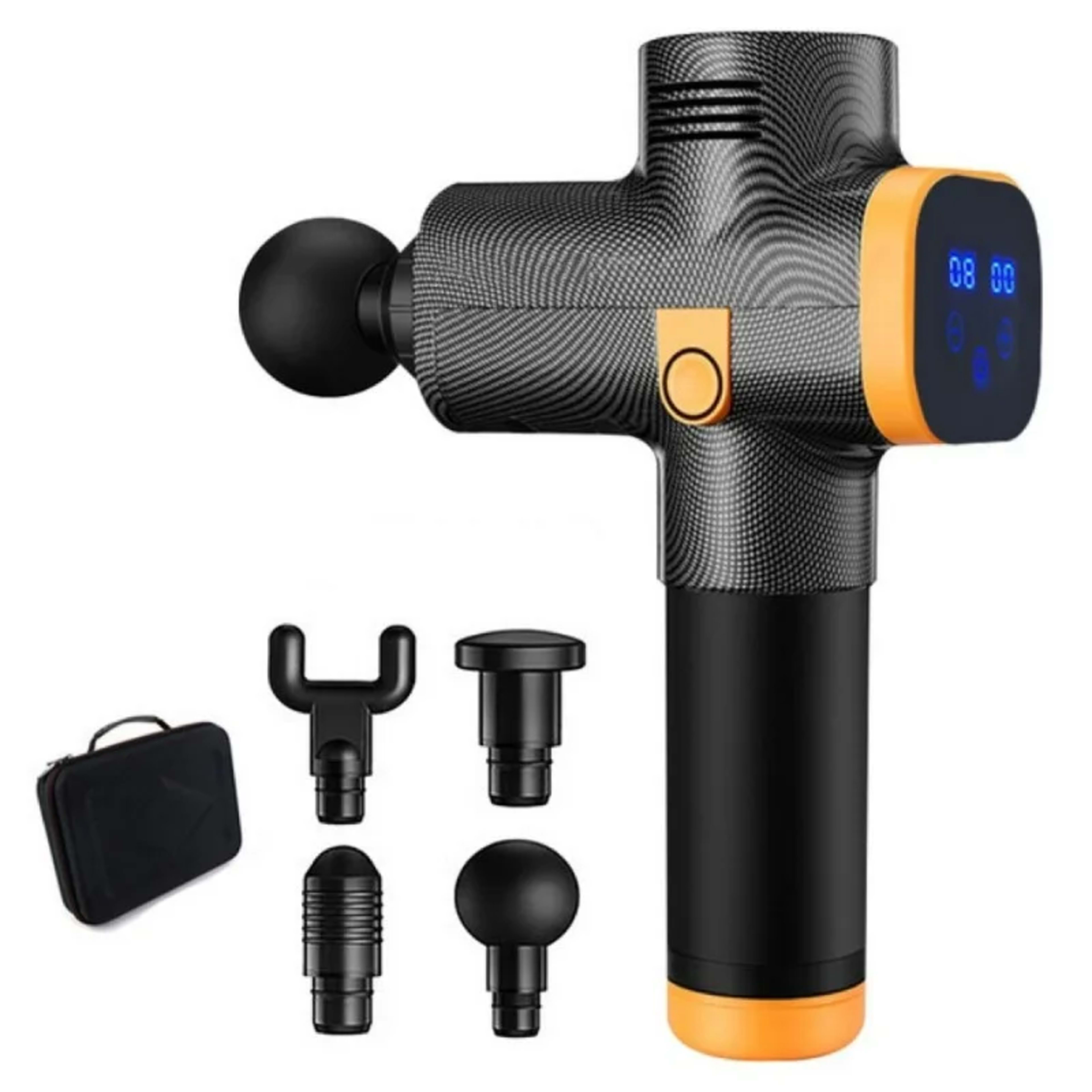 Massage Gun Muscle Relaxation Deep Tissue Massager Dynamic Vibrator Back Portable Handheld Display Fascia Gun Massage
