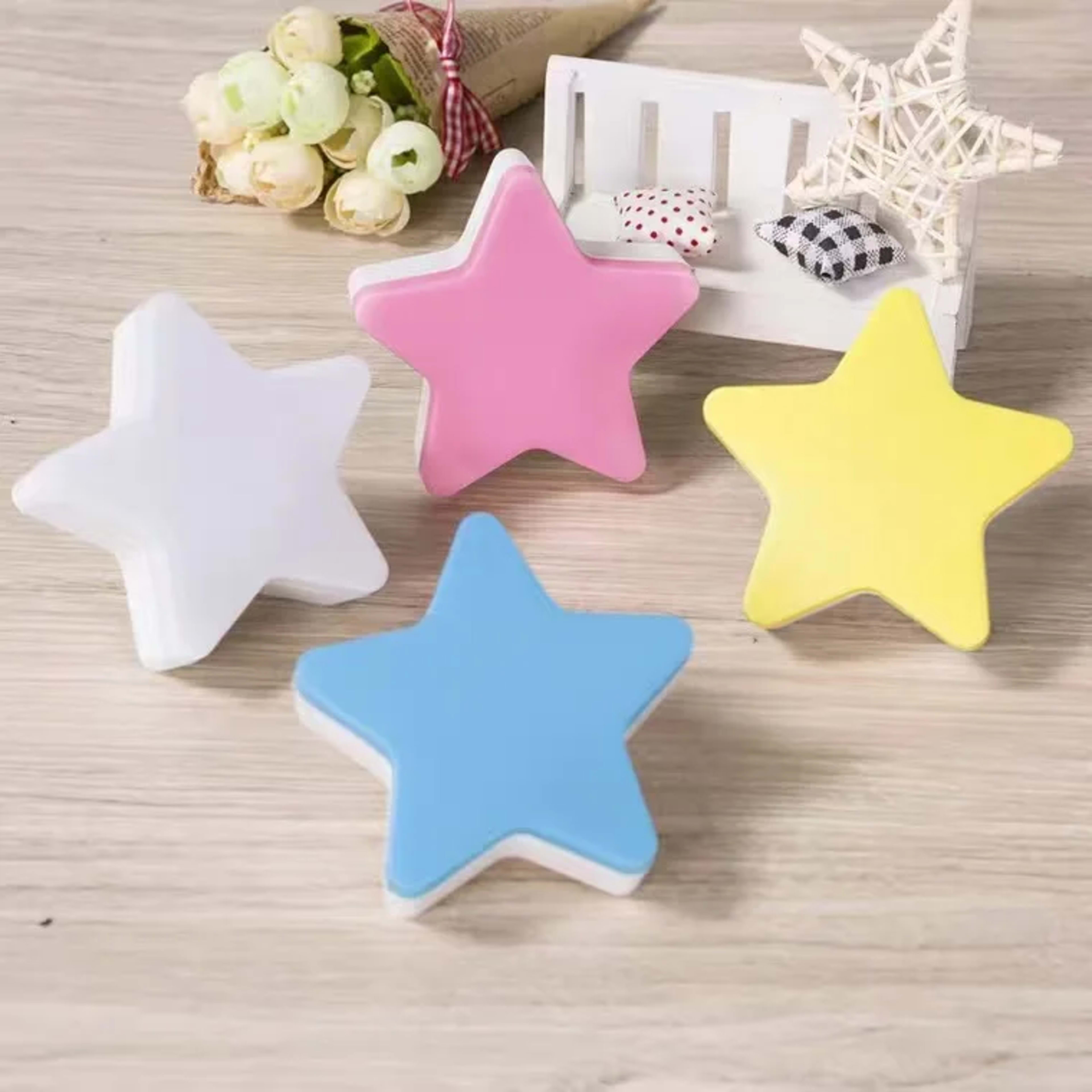 LED Stars Night Lights EU/US Plug Night Lamp Light Home Decoration Bedroom Bedside Baby Room Living Room Corridor Lighti 3