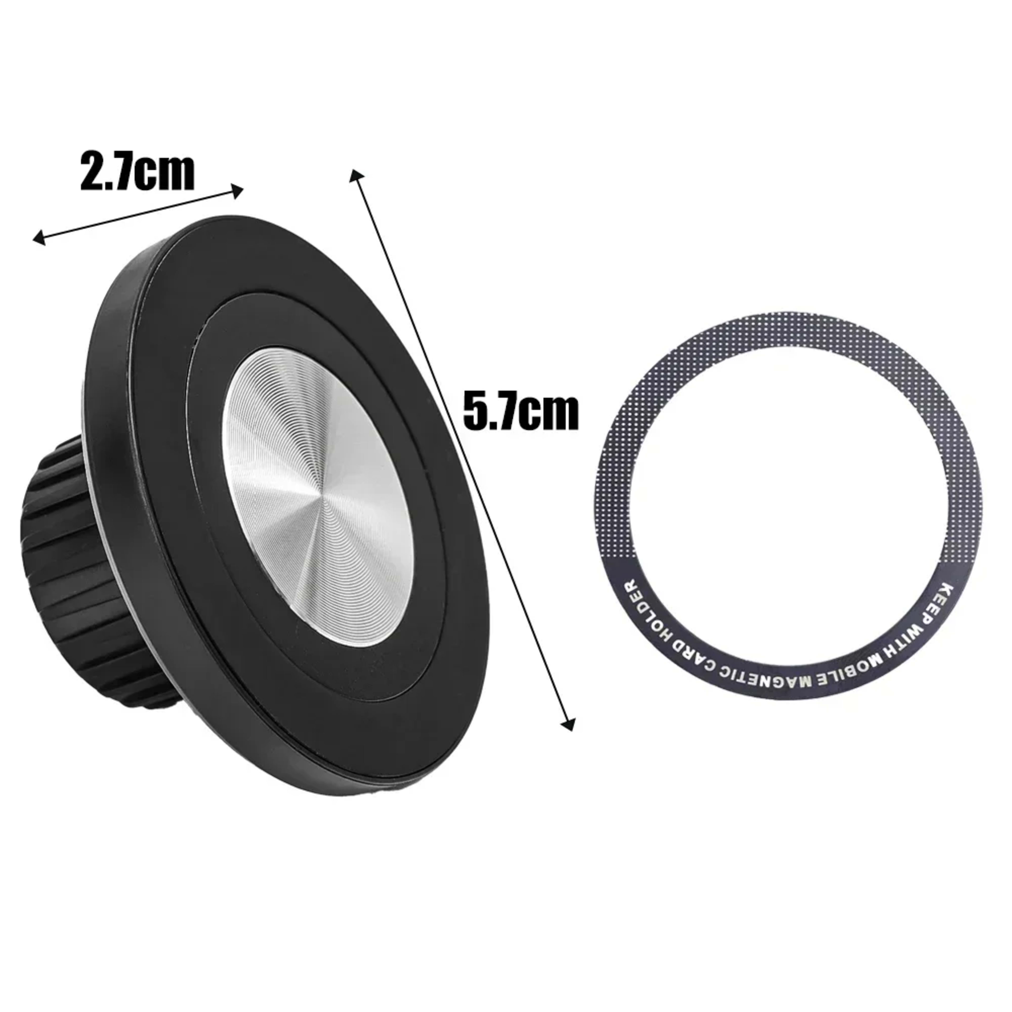 For MagSafe Car Mount Accessories Universal Magnetic Car Phone Holder Parts Suitable for 17mm Ball Head Base Magnet Brac