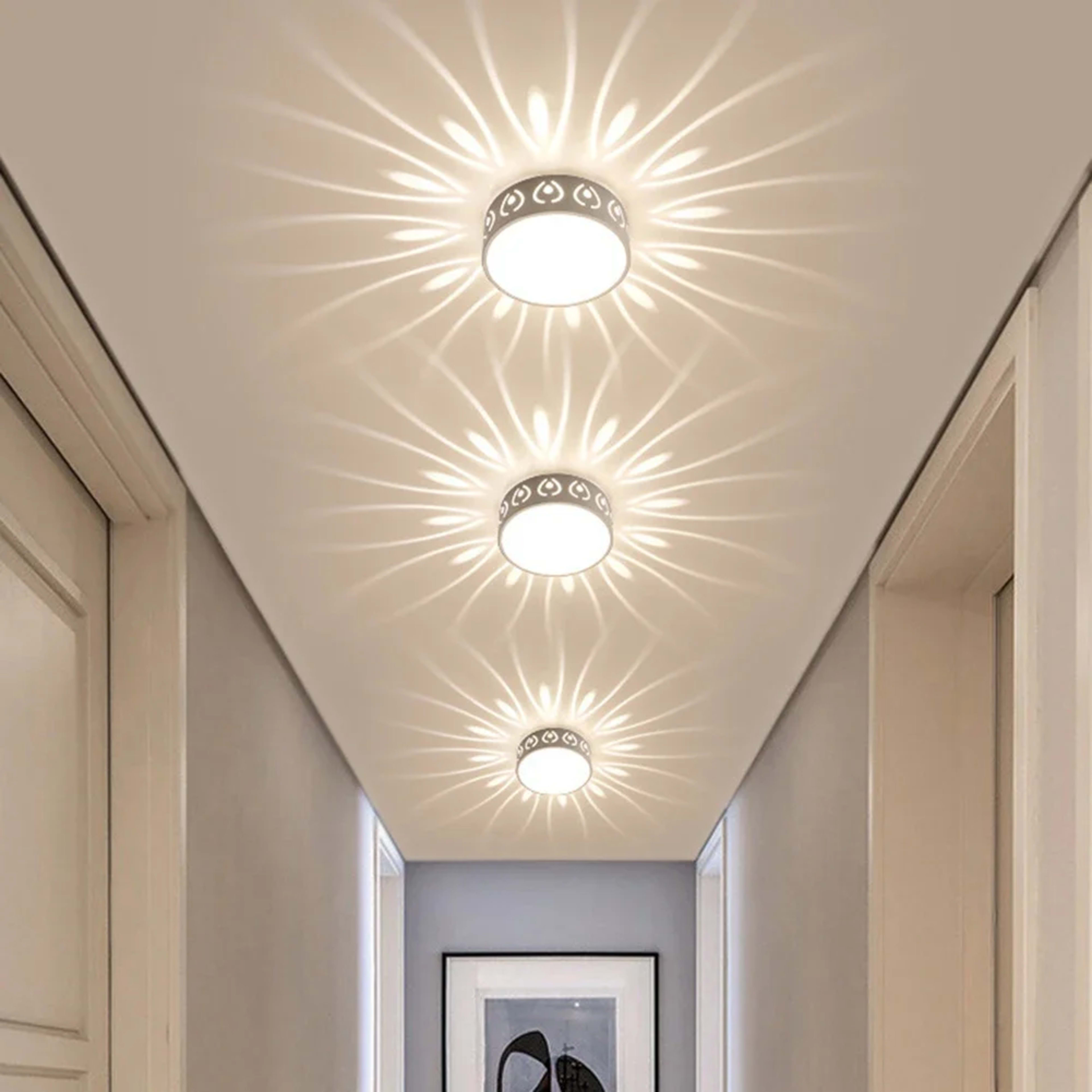 LED Ceiling Fixture Energy Saving Porch Light Protect Eyes Corridor Lamp Easy Installation Brightness Durable for Aisle  3