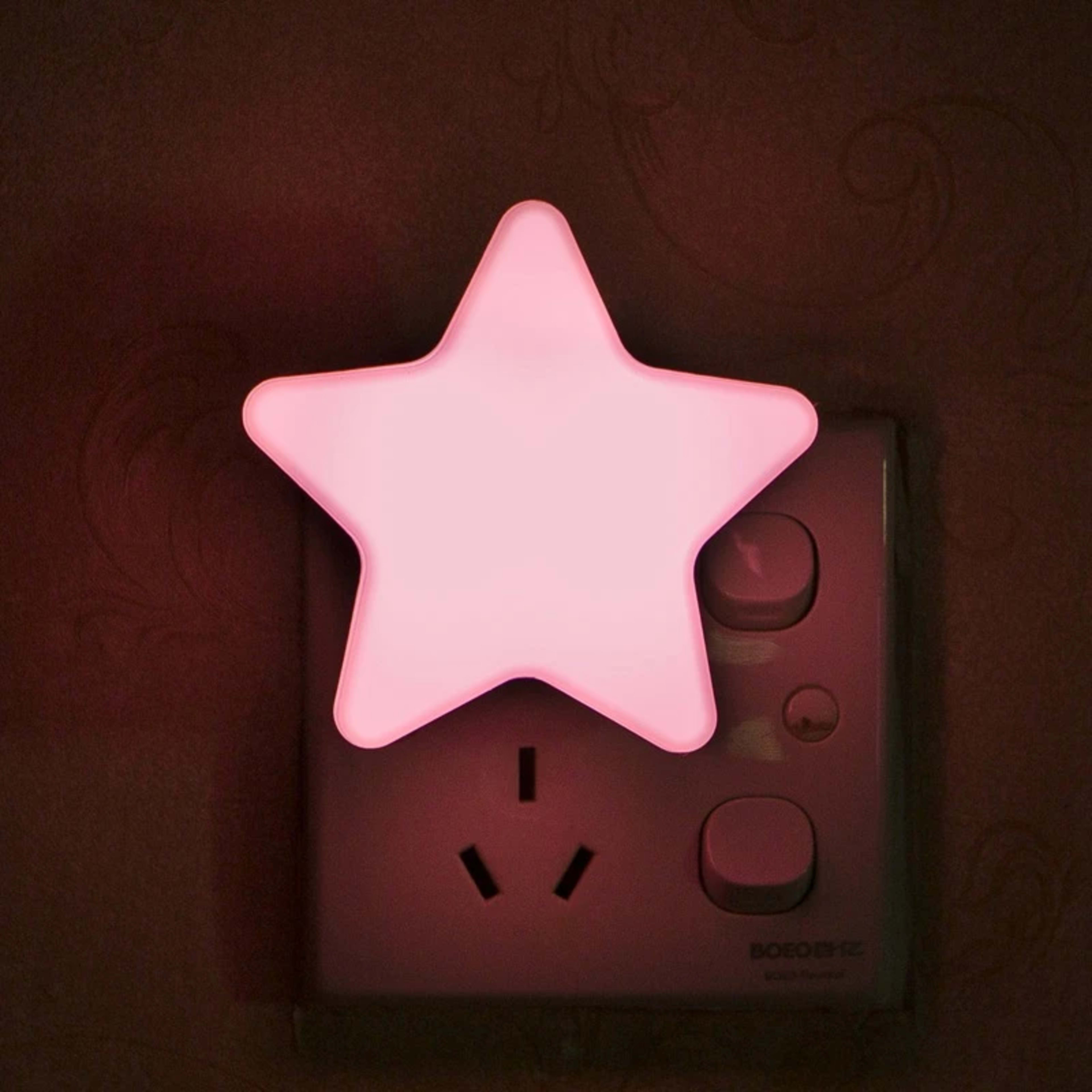 LED Stars Night Lights EU/US Plug Night Lamp Light Home Decoration Bedroom Bedside Baby Room Living Room Corridor Lighti 8